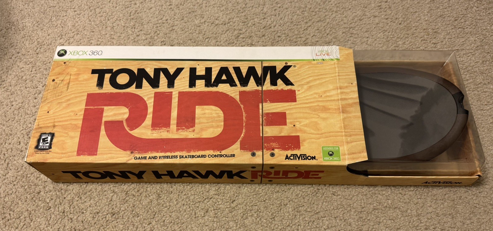 Tony Hawk: Ride – Wireless Skateboard and Game – Microsoft Xbox 360 – New in Box