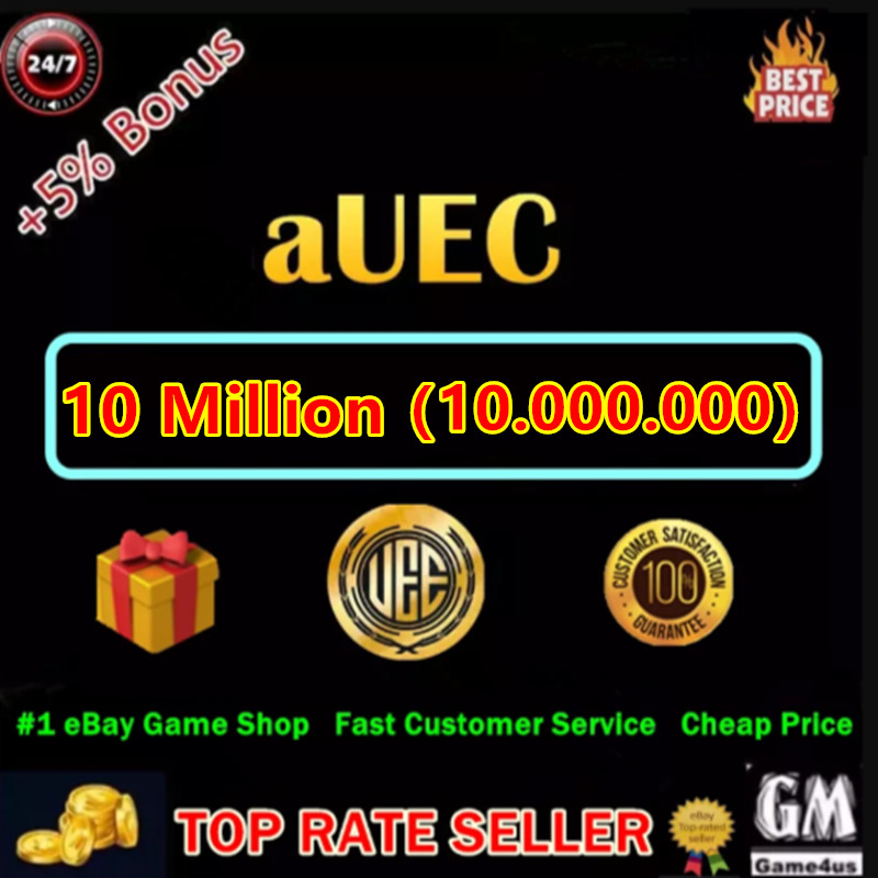 Star Citizen aUEC🔥10M + 5% BONUS🎁4.8.2 Live Alpha UEC🔥Safe Fast Virtual Item