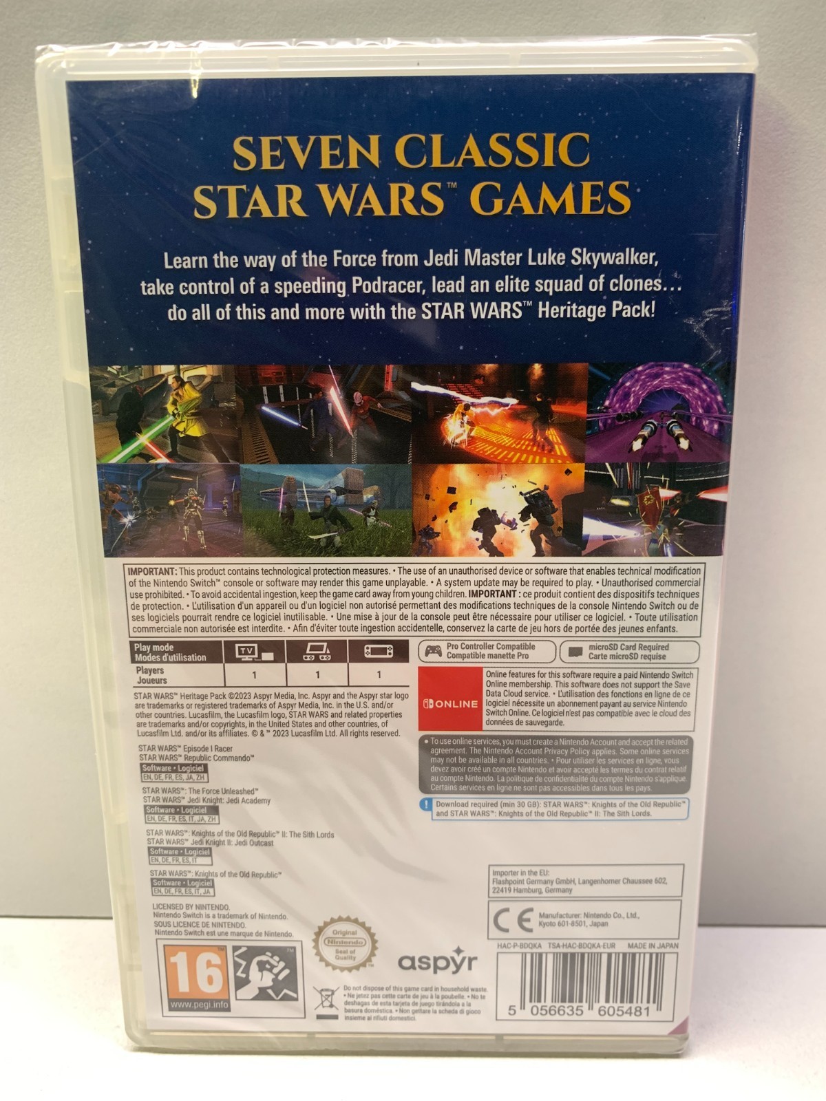 STAR WARS HERITAGE PACK – NINTENDO SWITCH – NEW SEALED PAL VERSION