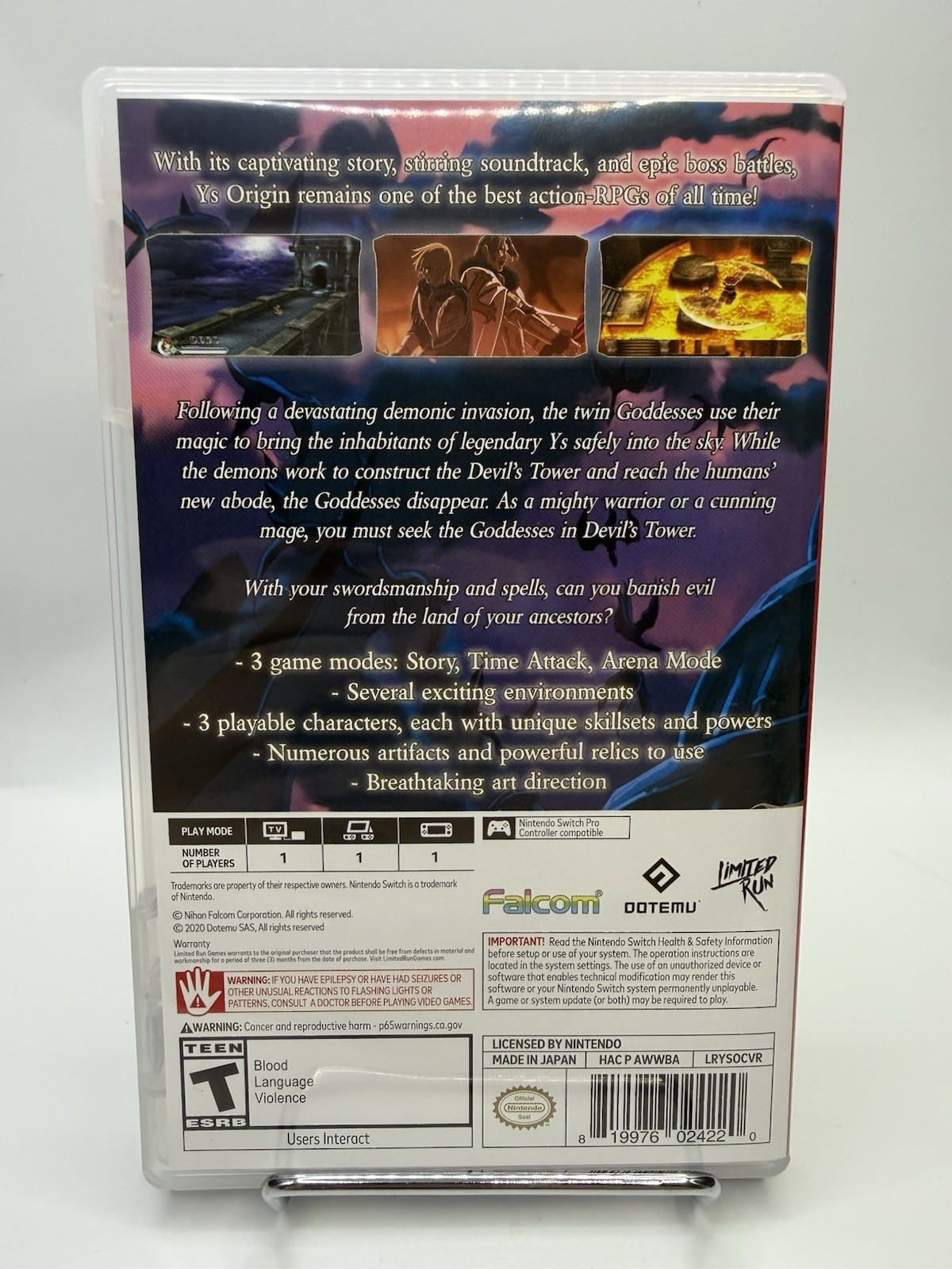 Ys Origin (Limited Run) – Nintendo Switch