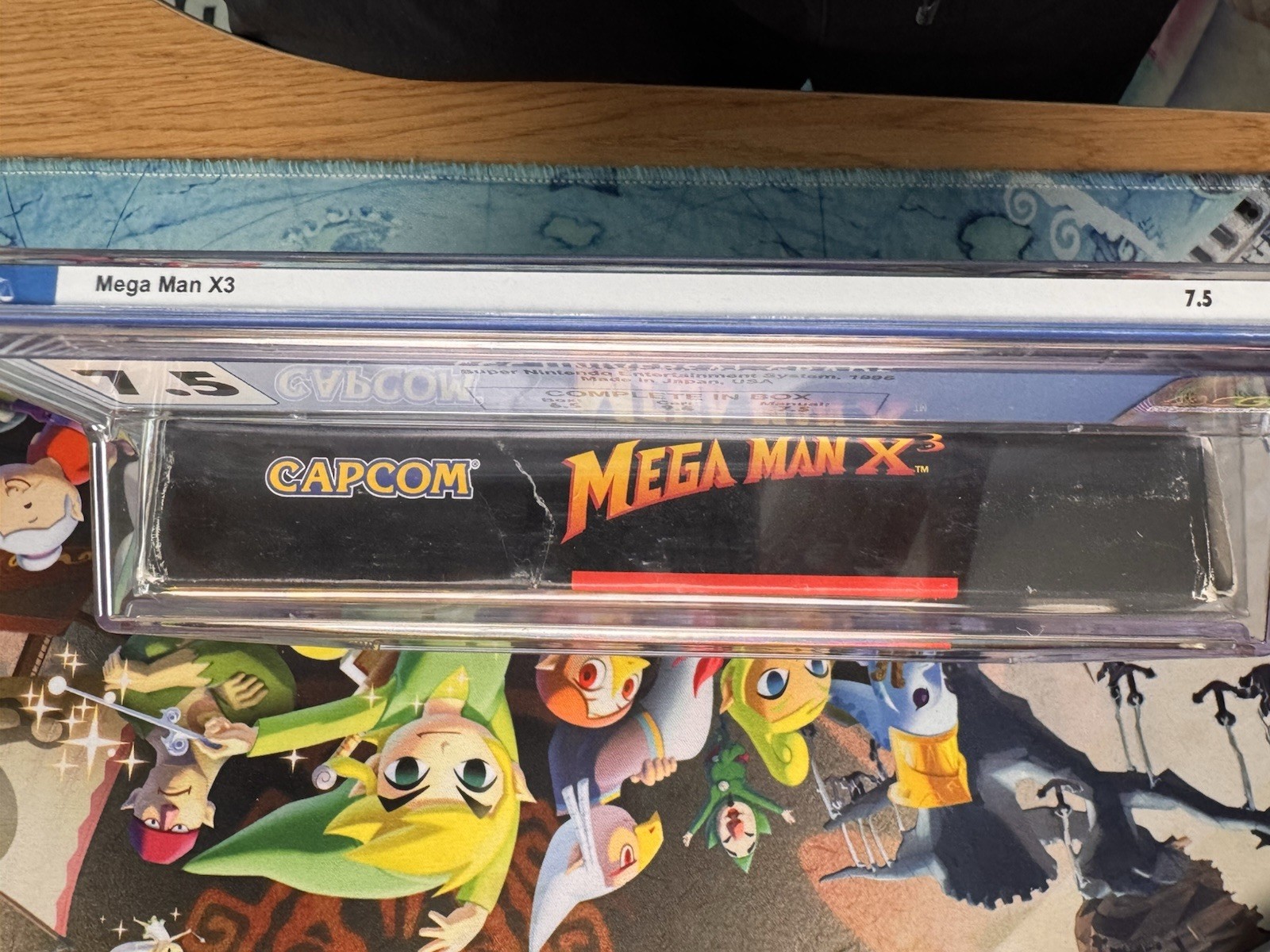 Mega Man X3 CIB Complete SNES –Game Cartridge, Manual, Box – CGC Graded 7.5