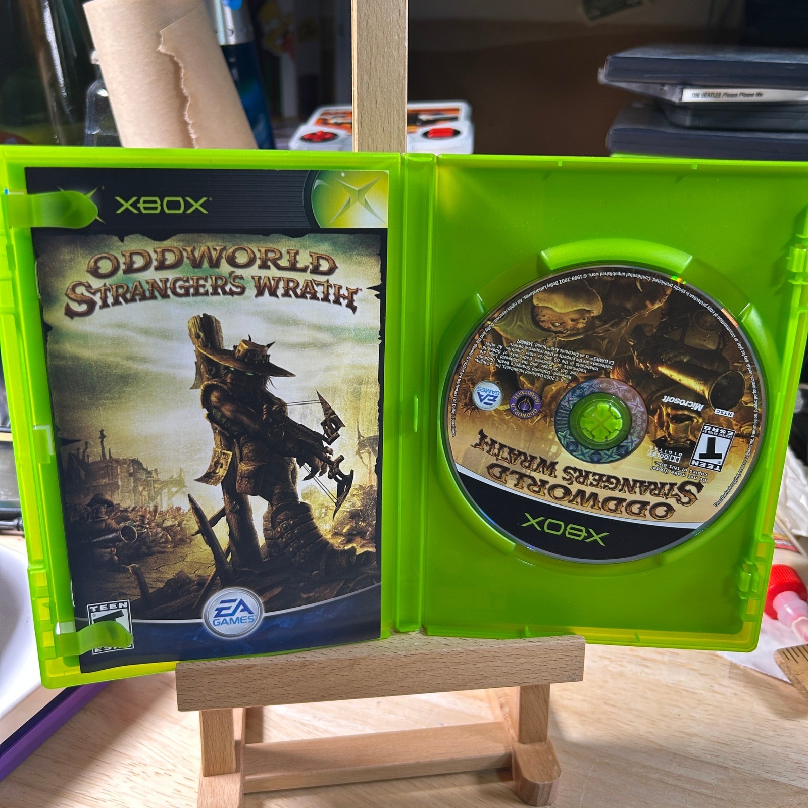 Oddworld Strangers Wrath Microsoft Xbox Original 2005 CIB EA Games NTSC