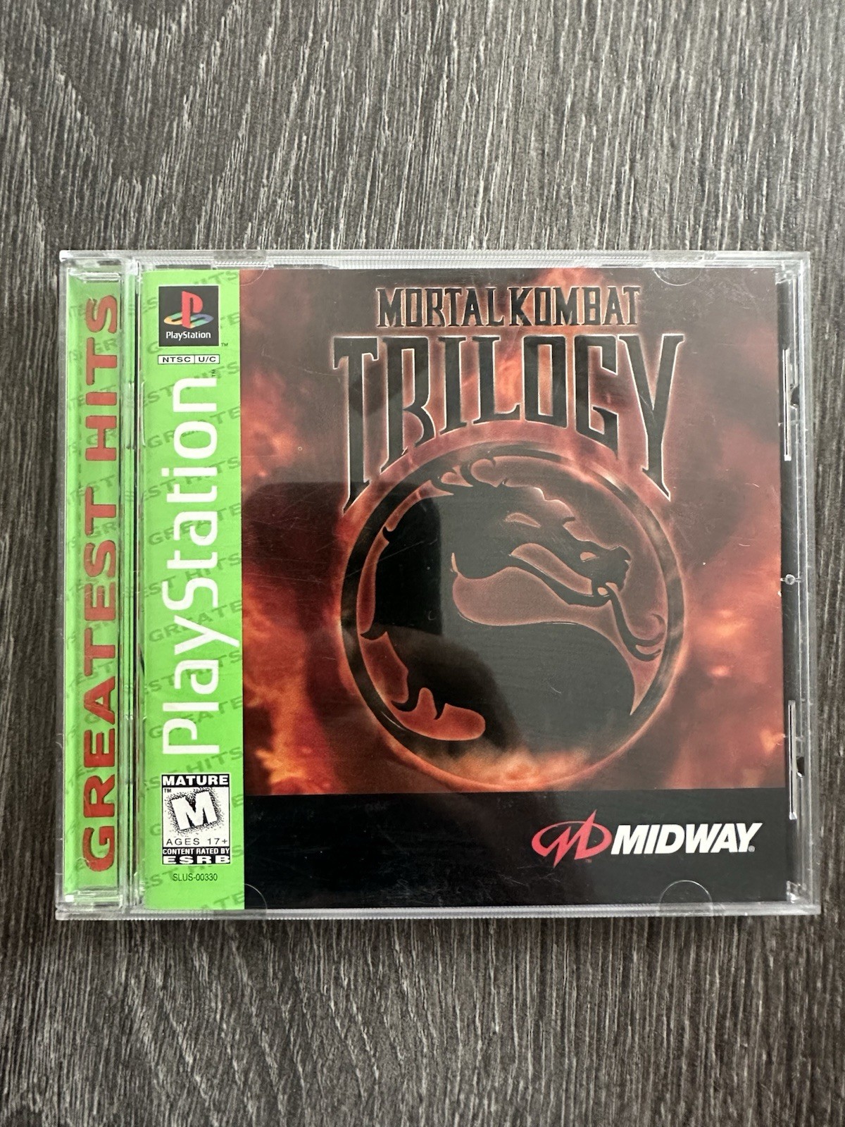 Mortal Kombat Trilogy (Sony PlayStation 1, 1996) Complete With Registration Card