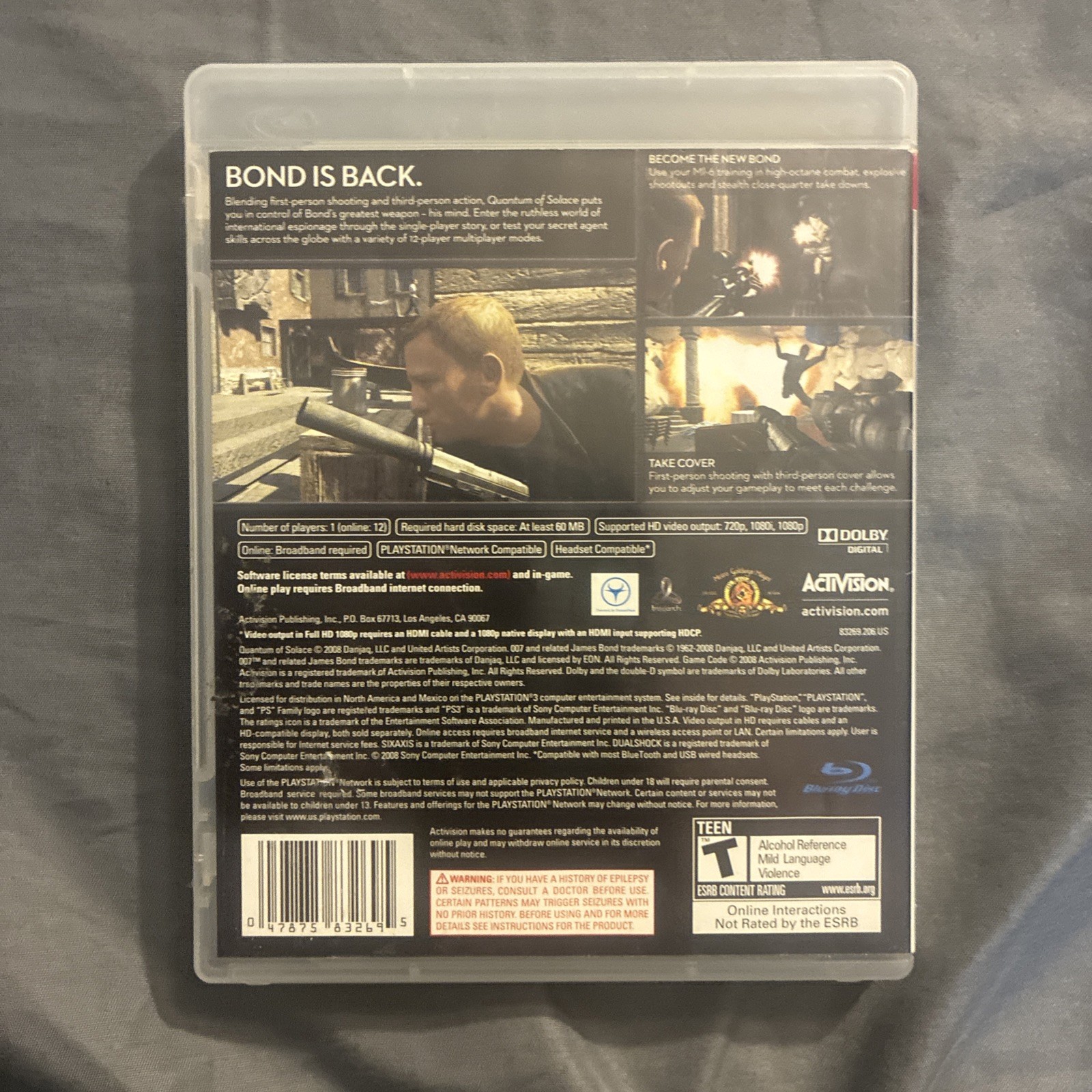 James Bond 007 CIB Bundle Lot – PlayStation 2 & 3