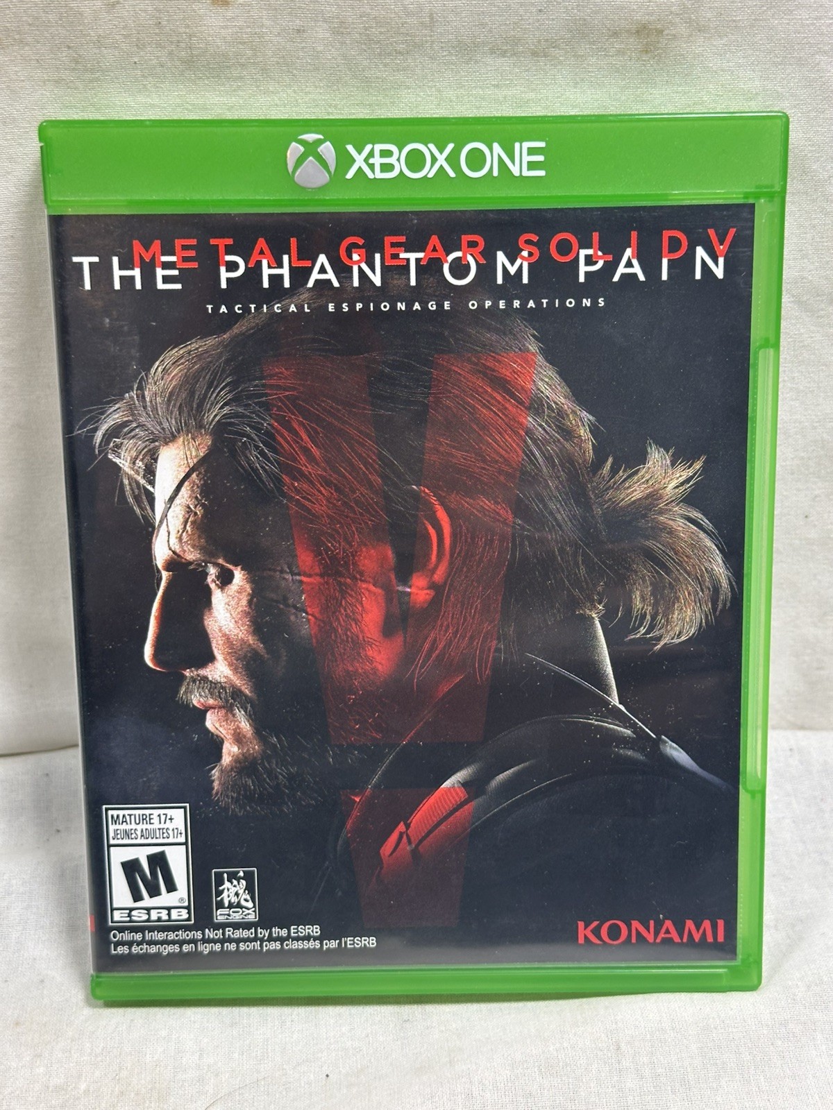 Metal Gear Solid V: The Phantom Pain (Microsoft Xbox One, 2015) Complete Tested