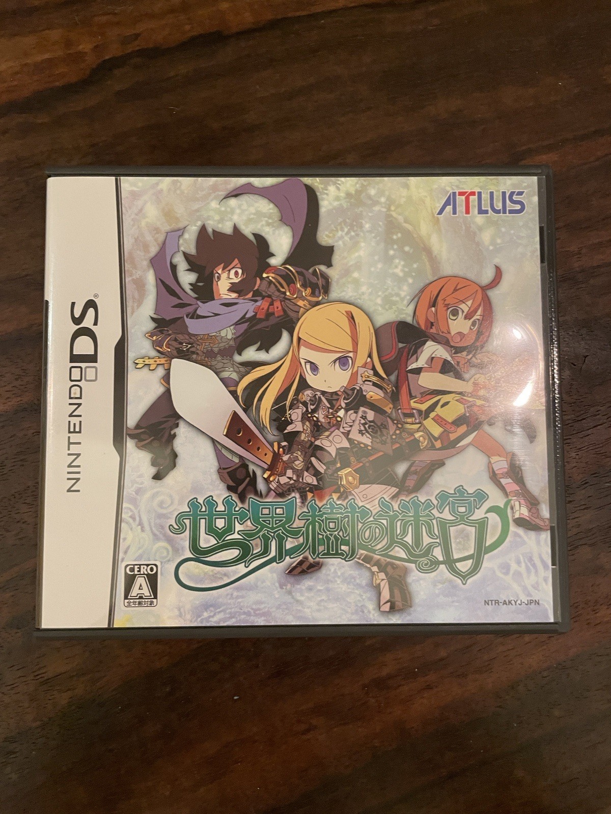ATLUS Nintendo DS Sekaiju no Meikyuu Etrian Odyssey – Japanese