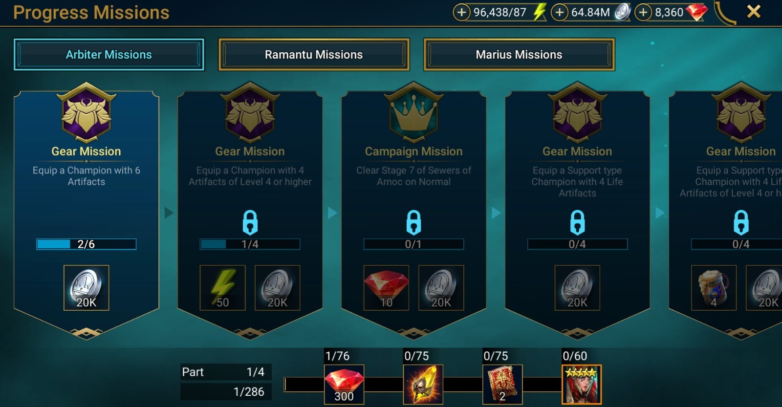Raid Shadow Legends | Starter acc with Titus : 96k energy / 29 Legendary heroes