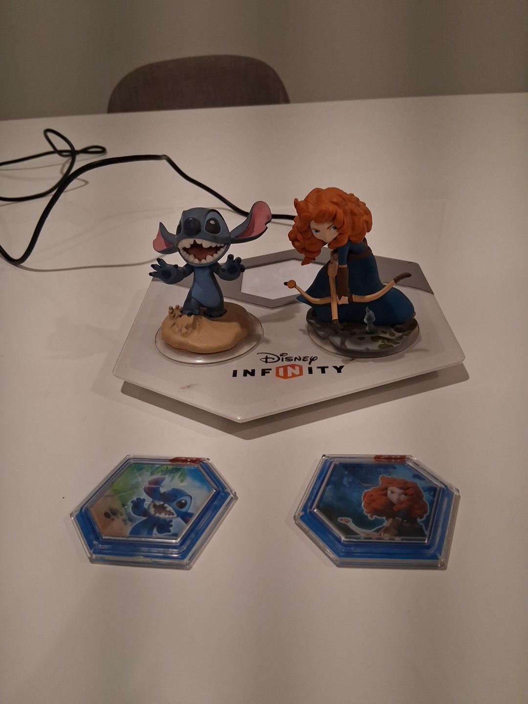 Disney Infinity 2.0 PS3/Xbox/WiiU Complete Set Merida Stitch Base Discs Game