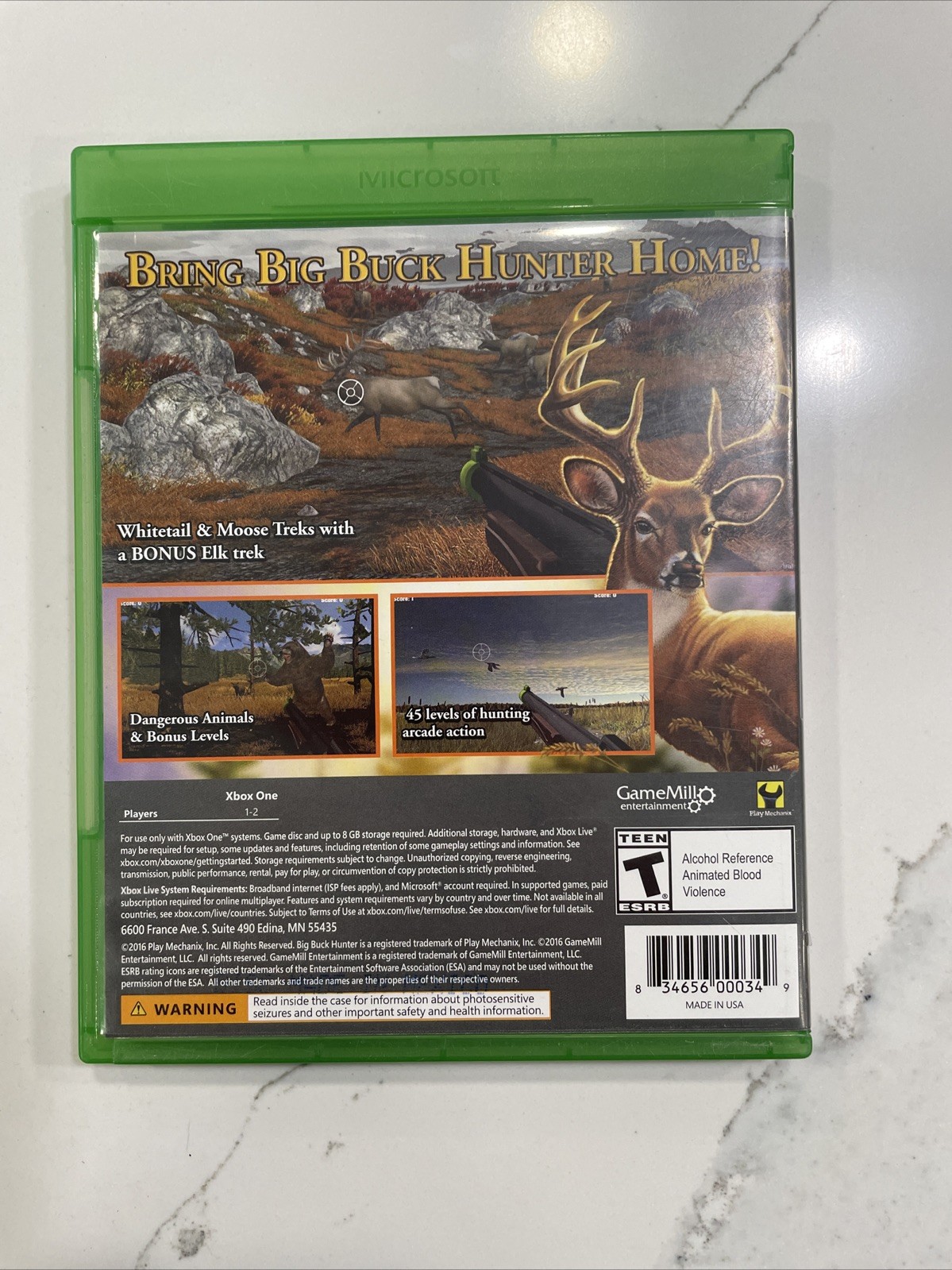 Big Buck Hunter Arcade (Microsoft Xbox One, 2016)