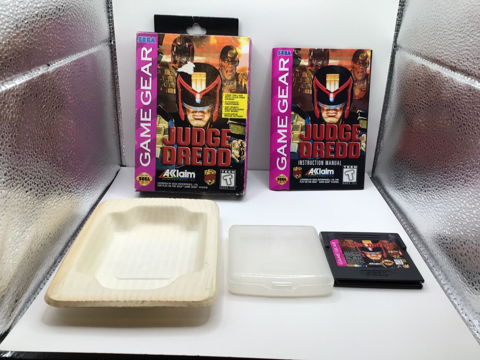 Judge Dredd Sega Game Gear Complete w/Manual CIB