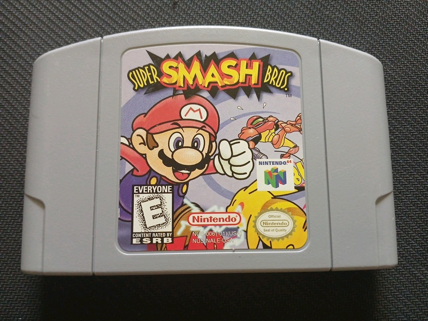 Super Smash Bros Video Game Cartridge For Nintendo 64 Tested