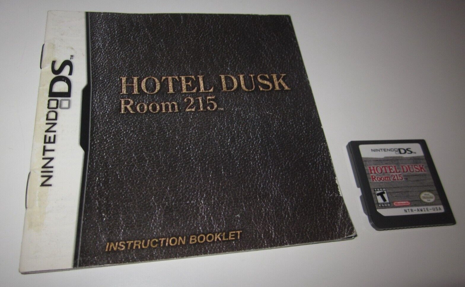 HOTEL DUSK ROOM 215-NINTENDO DS-NTSC-USA-CARTRIDGE ONLY+MANAULE-RARE-GREAT