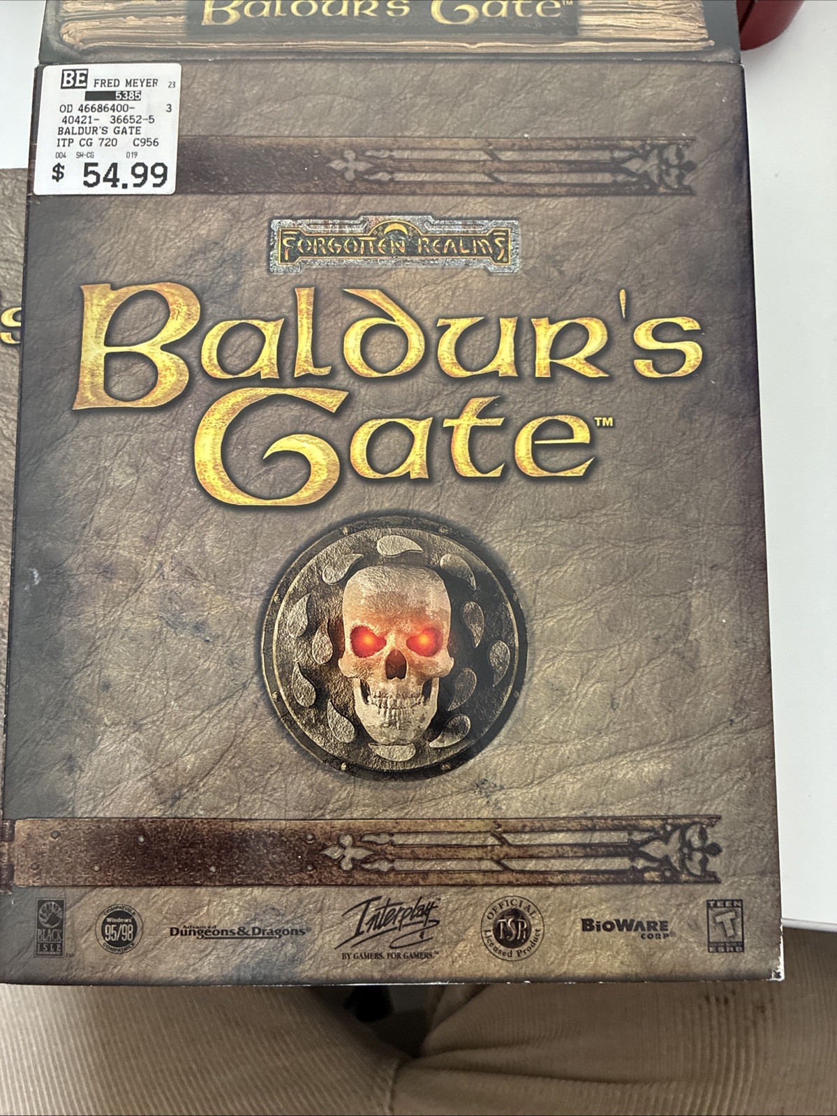 Vintage Baldur’s Gate: Forgotten Realms PC Dungeons & Dragons New