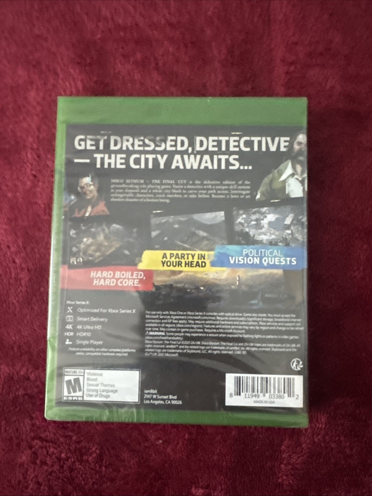 XB1 Disco Elysium – The Final Cut (Microsoft Xbox One, 2021)