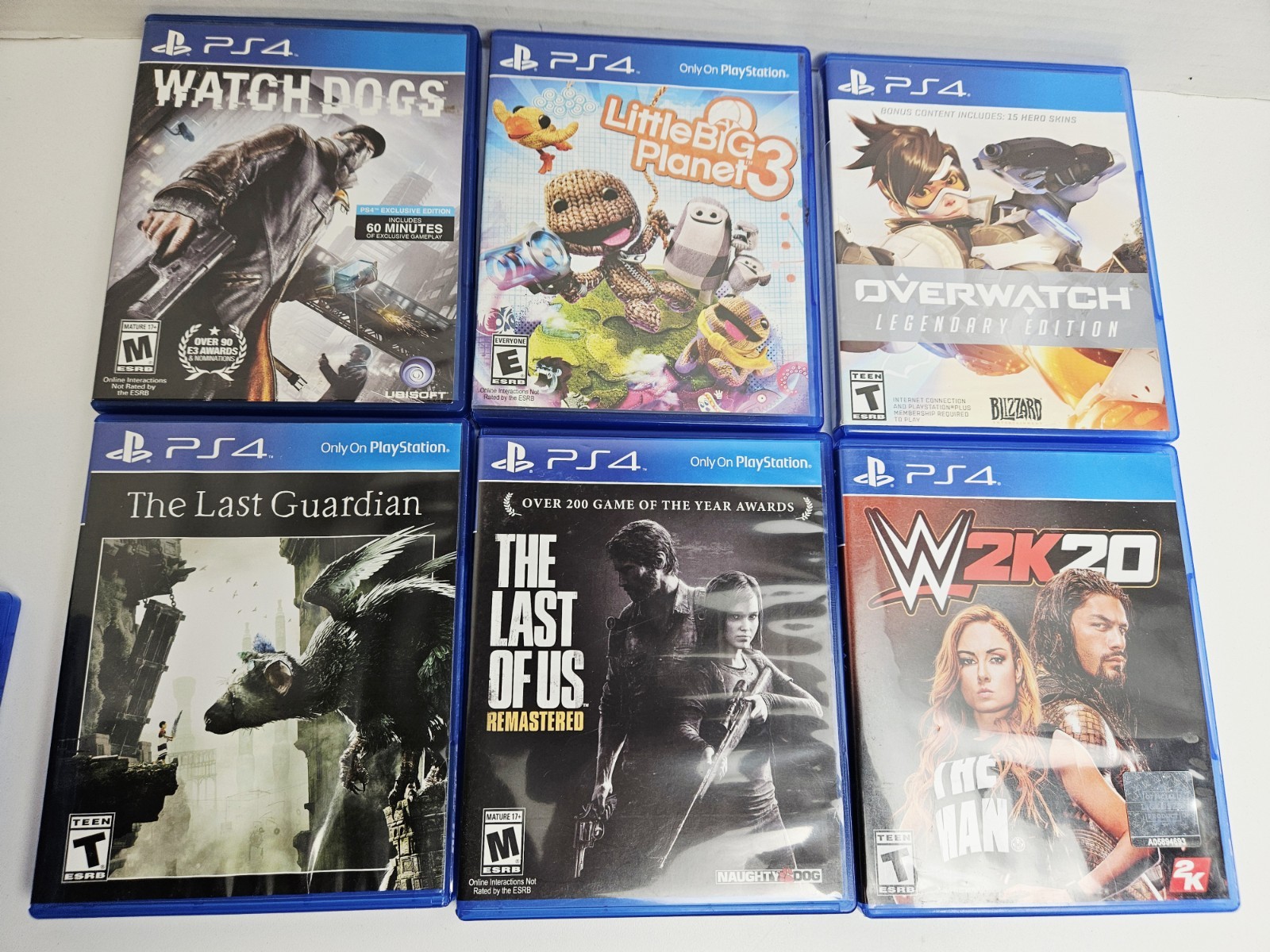 Lot Of 15 Sony PlayStation 4 PS4 Games Call Of Duty, The Last Of Us, Watch Dogs
