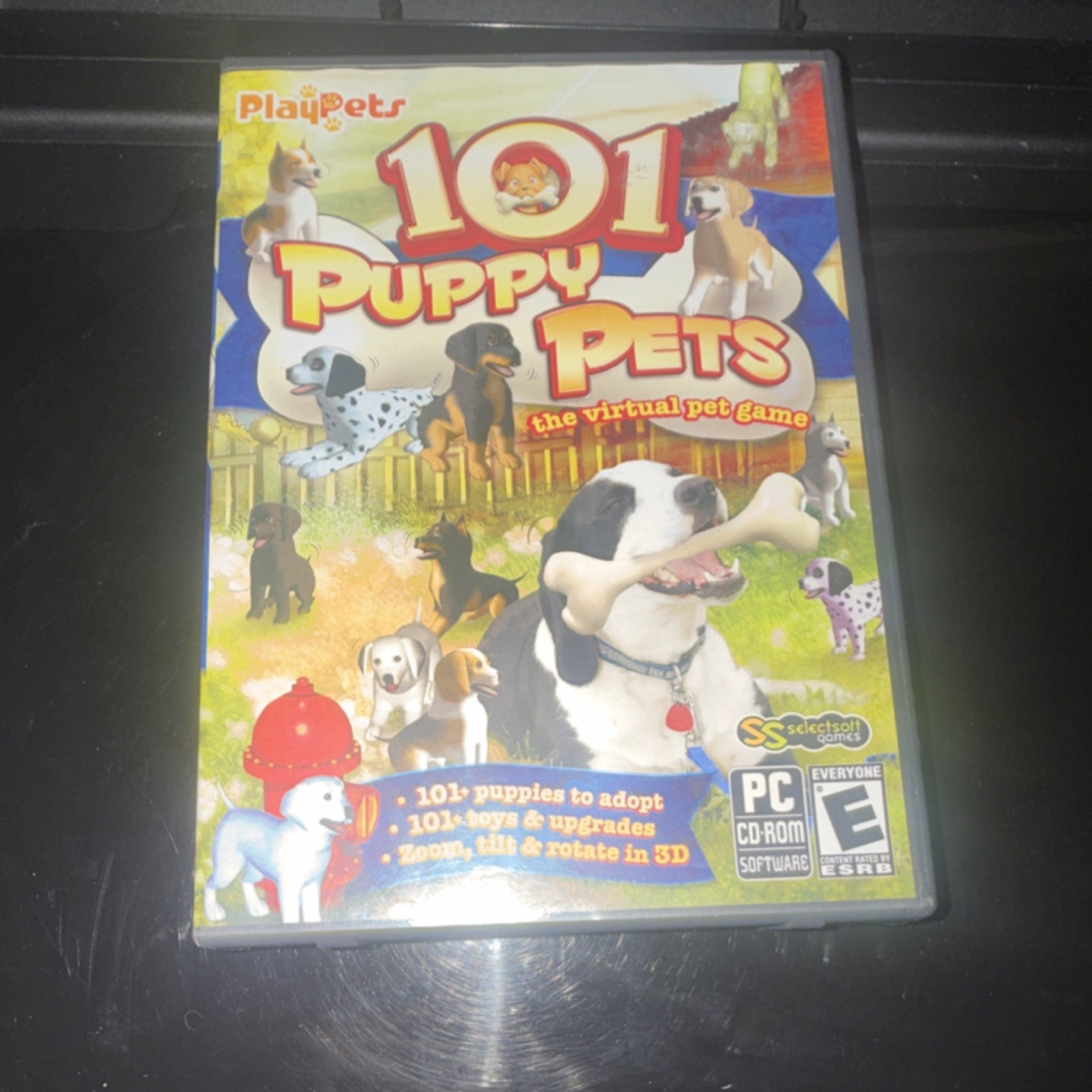 Selectsoft 101 Puppy Pets PC CD-ROM Simulation Virtual Pet Dog Show Competition