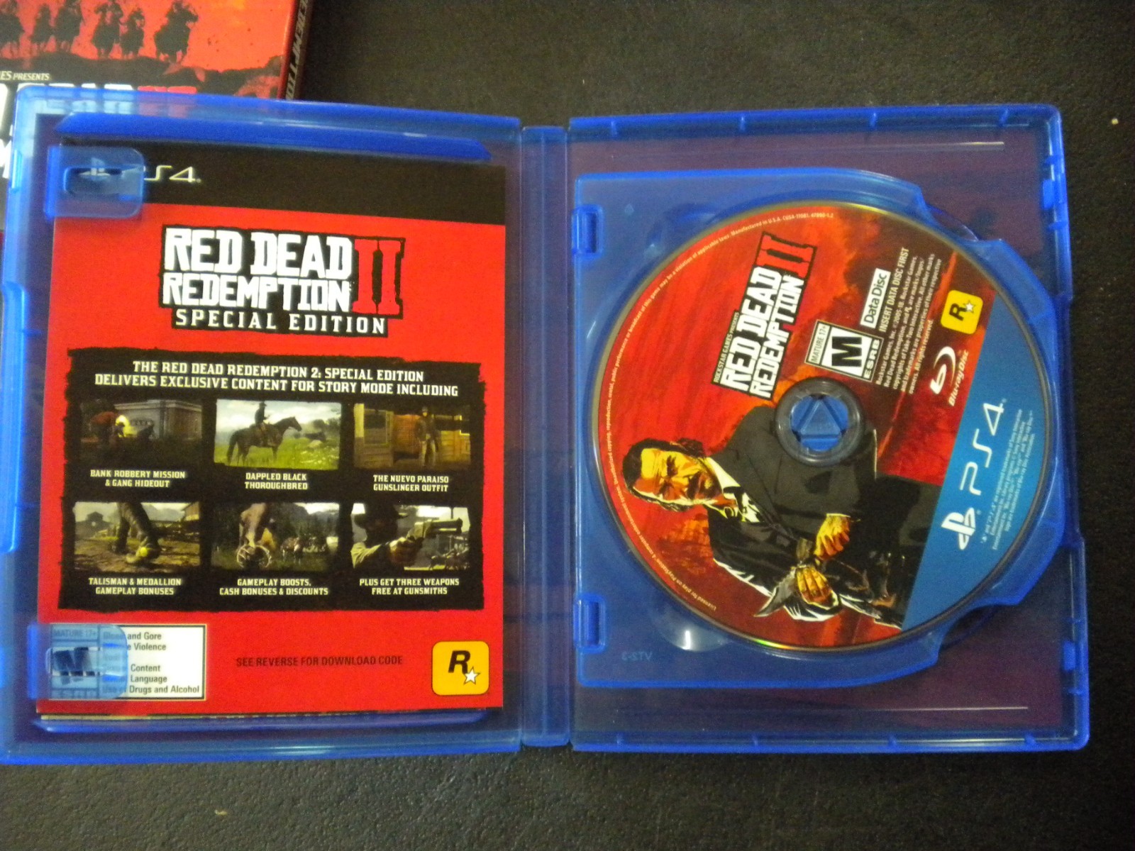 Red Dead Redemption 2 – Special Edition – Sony PlayStation 4 PS4 CIB Codes Maps