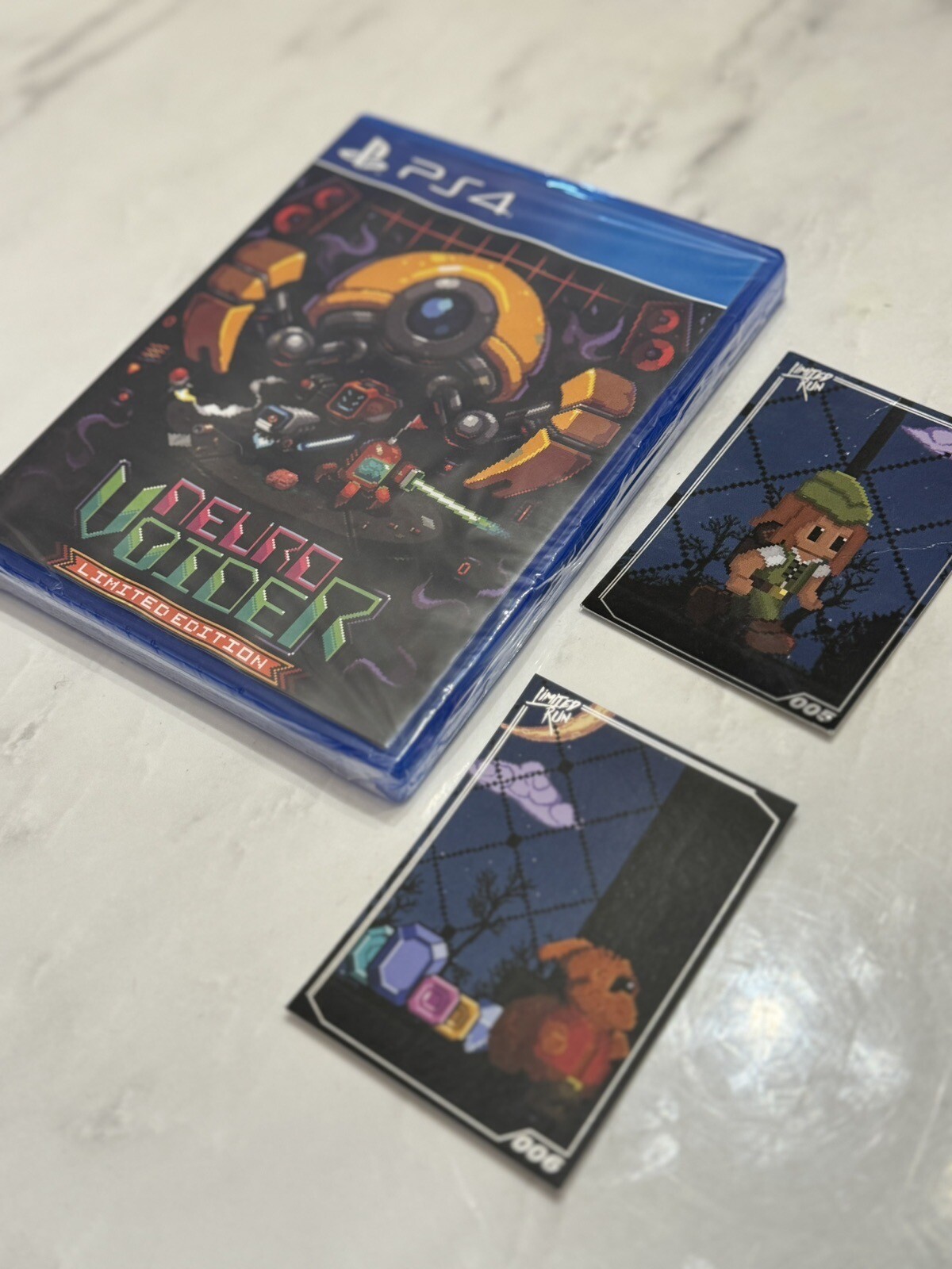 Neuro Voider Limited Edition Retro Limited Run Games #75 For PS4 with Cards