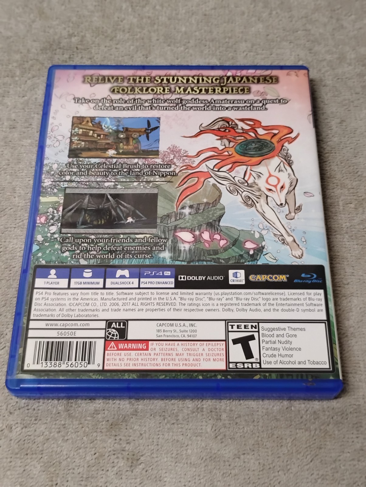 Okami HD (Sony PlayStation 4, 2017)