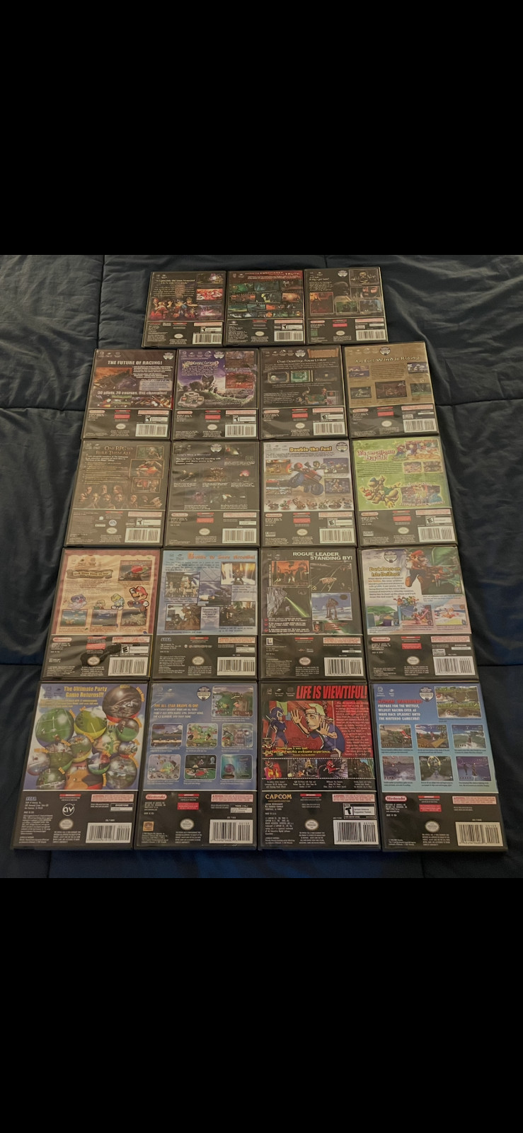 Nintendo Gamecube Game Lot Bundle 19 games x1 memory card Mario Zelda