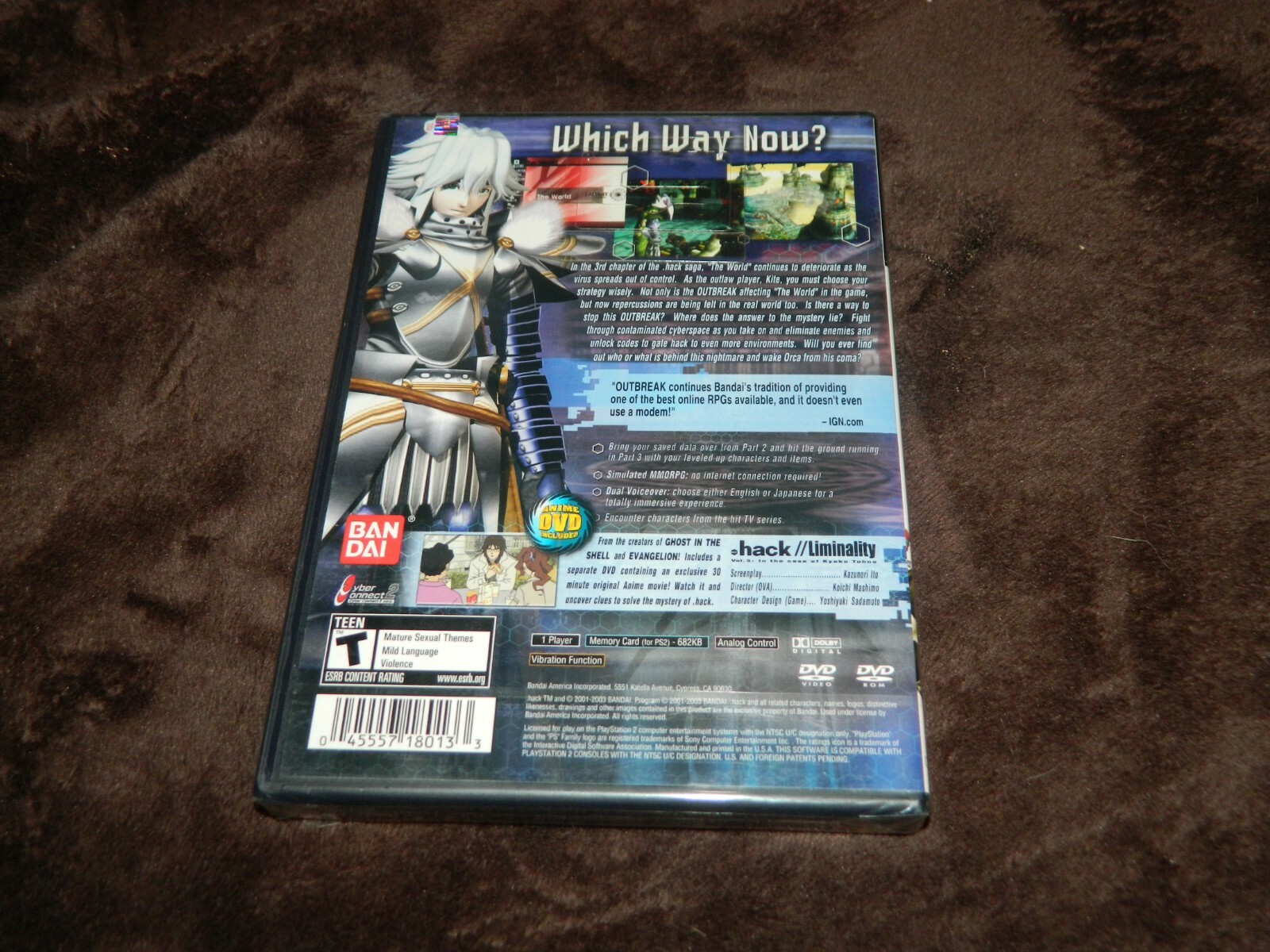 .hack//OUTBREAK Part 3 (Sony PlayStation 2, PS2) NEW SEALED *READ DESCRIPTION*