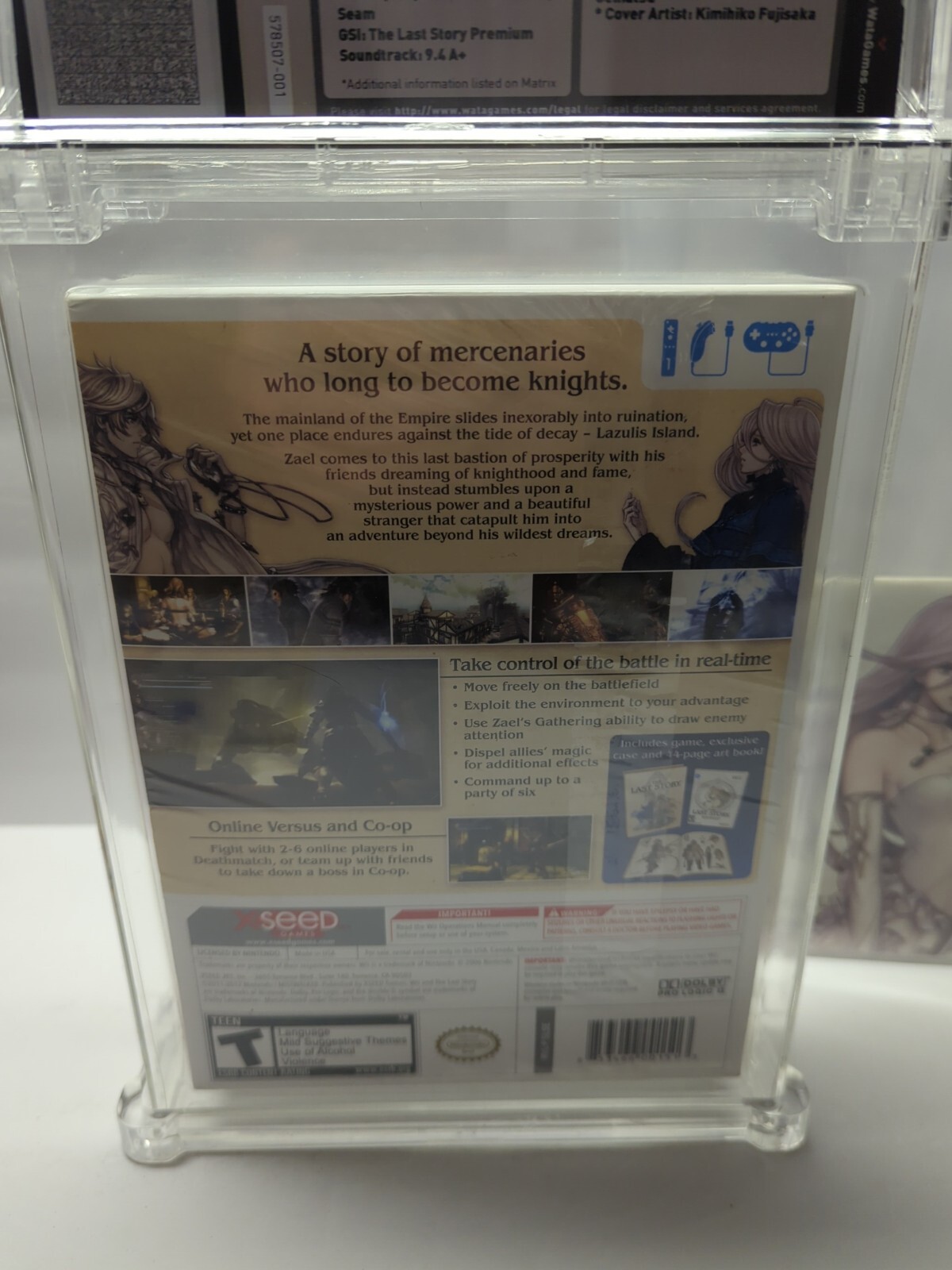 Nintendo Wii The Last Story Limited Edition New Sealed Graded WATA RARE CD GRADE