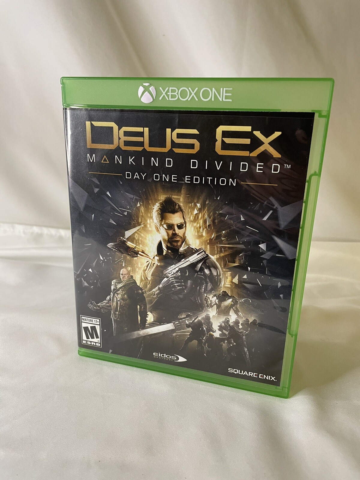Deus Ex: Mankind Divided Day One Edition (Xbox One, 2016) Complete Tested Mint!