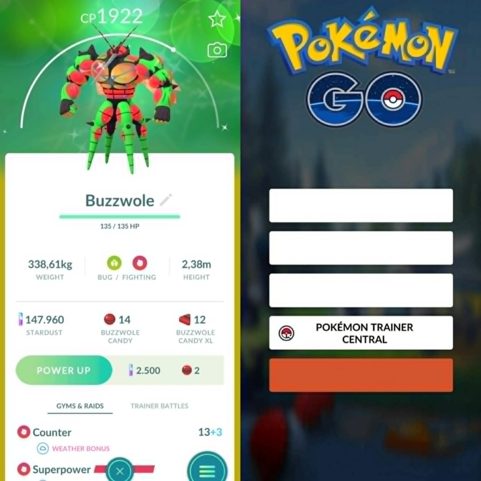 Pokémon PTC Go | Shiny Buzzwole ✨ Mini or Trade