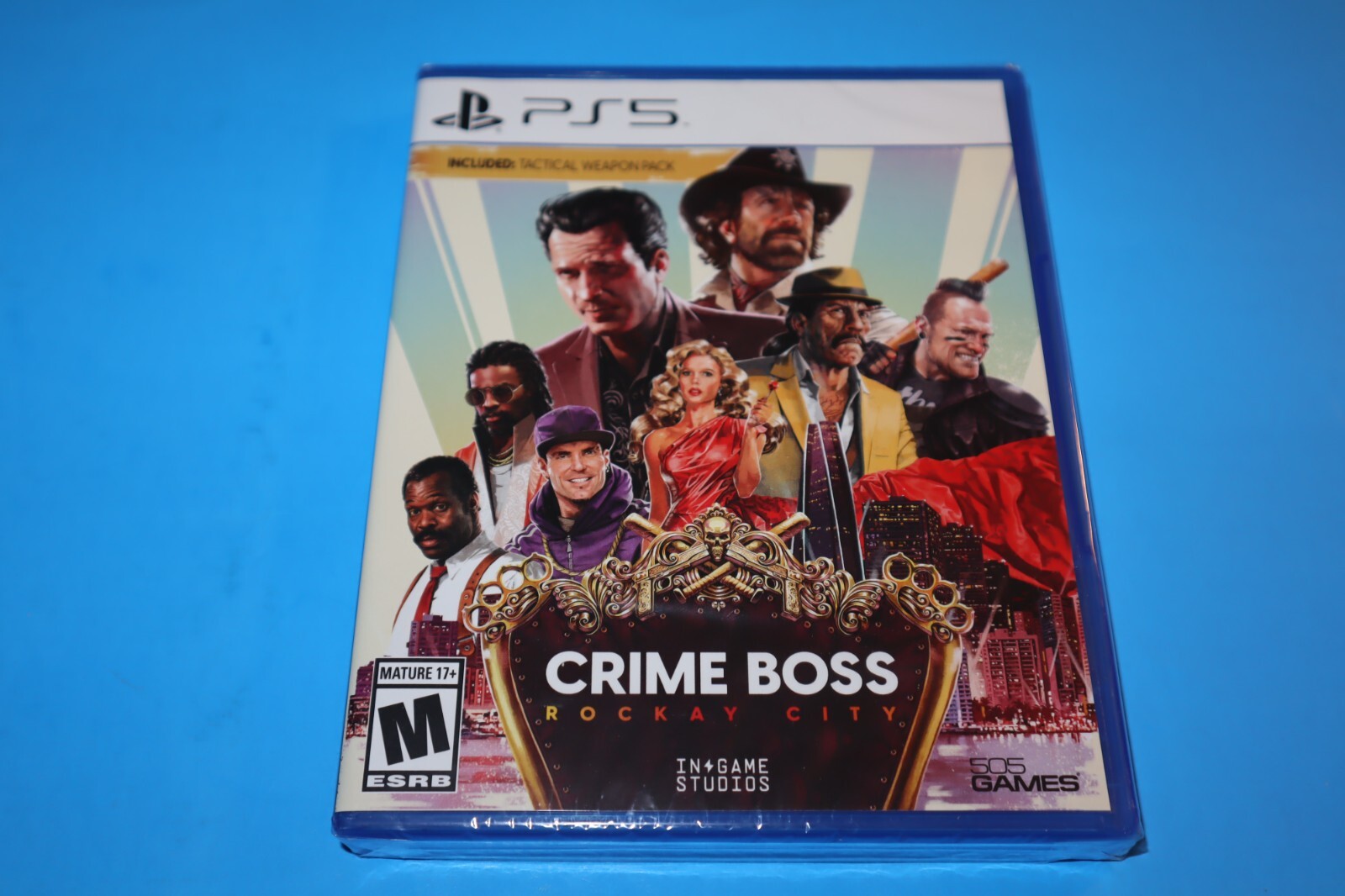 CRIME BOSS: ROCKAY CITY FOR SONY PLAYSTATION 5 PS5 BRAND NEW & FACTORY SEALED!
