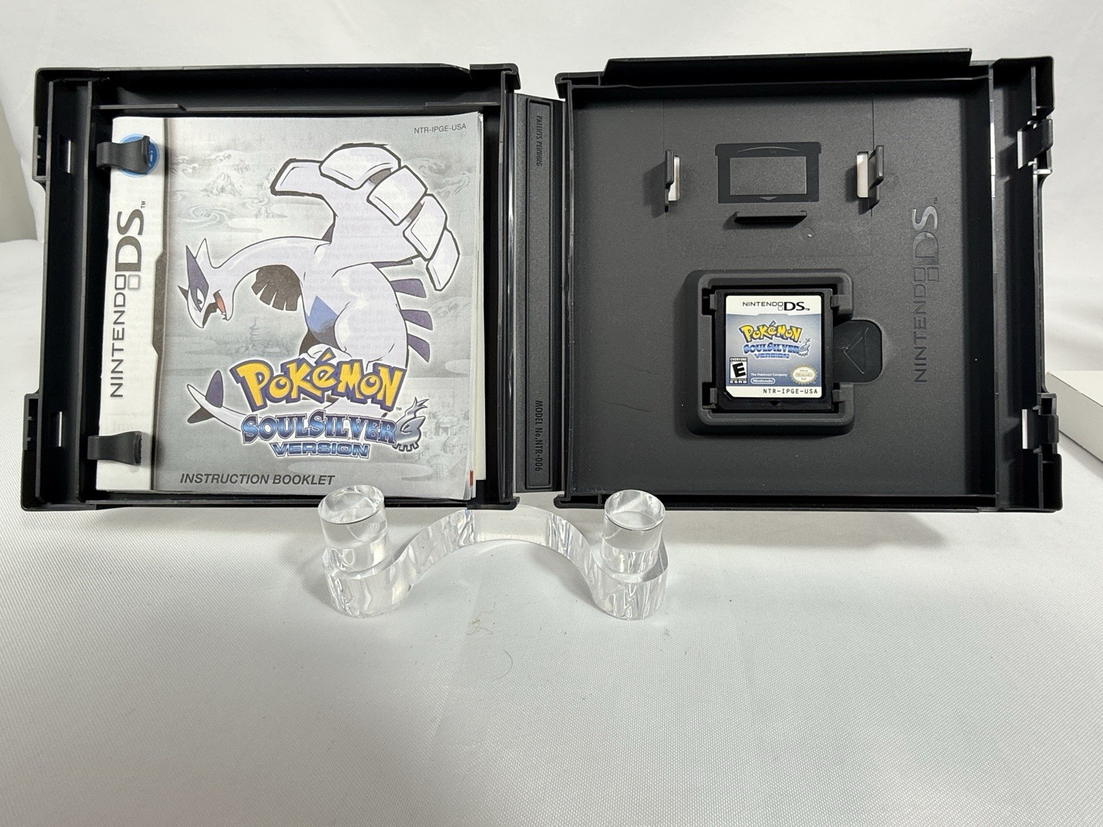Pokemon SoulSilver Version DS Complete Big Box With Pokewalker Authentic Tested!