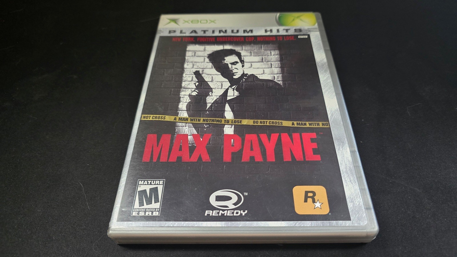 Max Payne 1 Platinum Hits Rockstar Games Microsoft Xbox MINT condition COMPLETE!