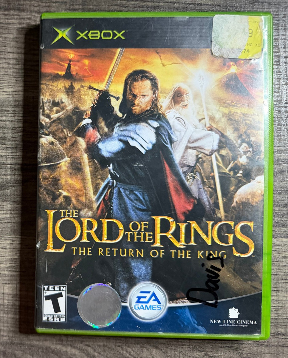 Lord of the Rings Return of the King (Original Xbox) Plays On Xbox 360 BC Game
