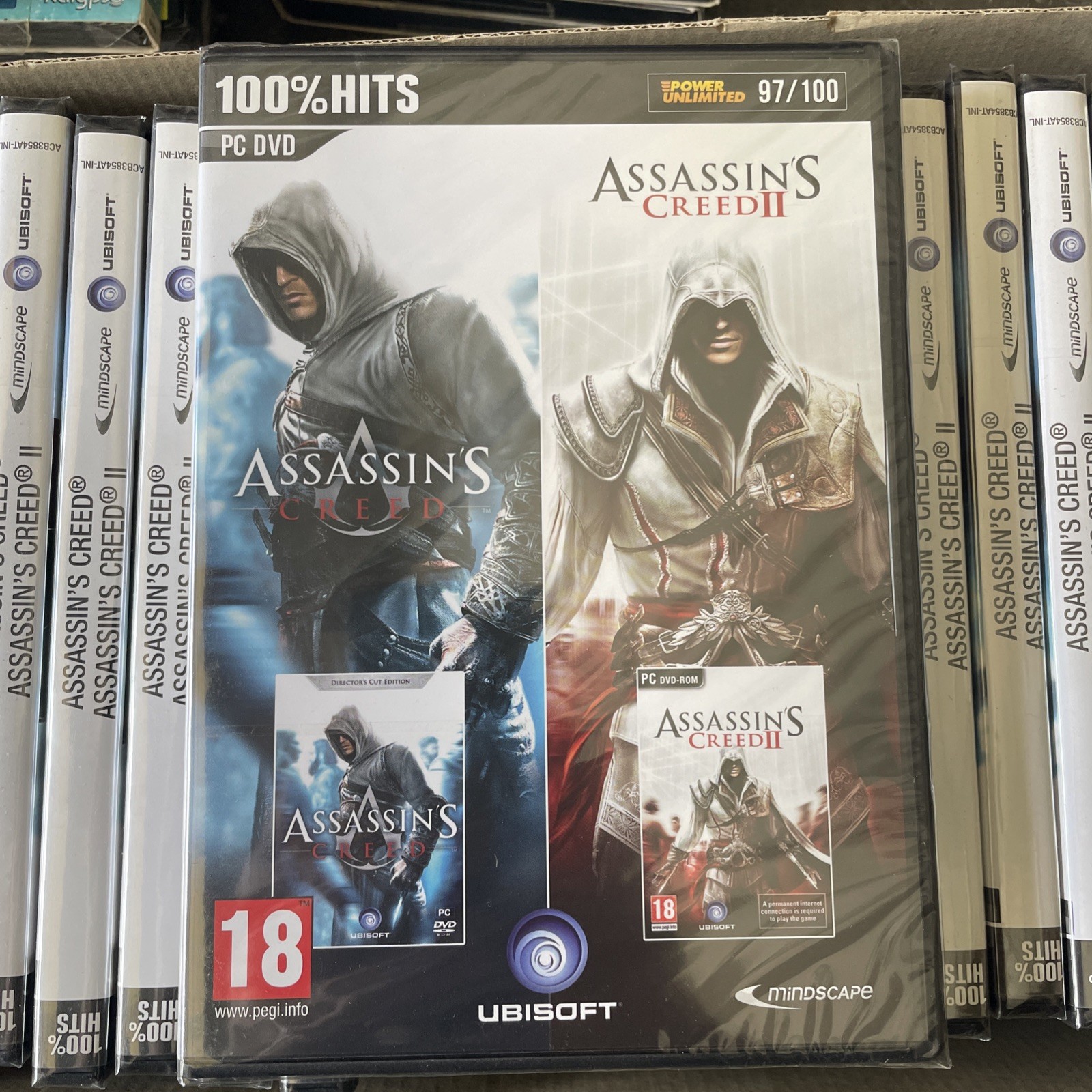 Assassins Creed & Assassins Creed 2 Pc DVD Region Free NEW SEALED BLOWOUT SALE!