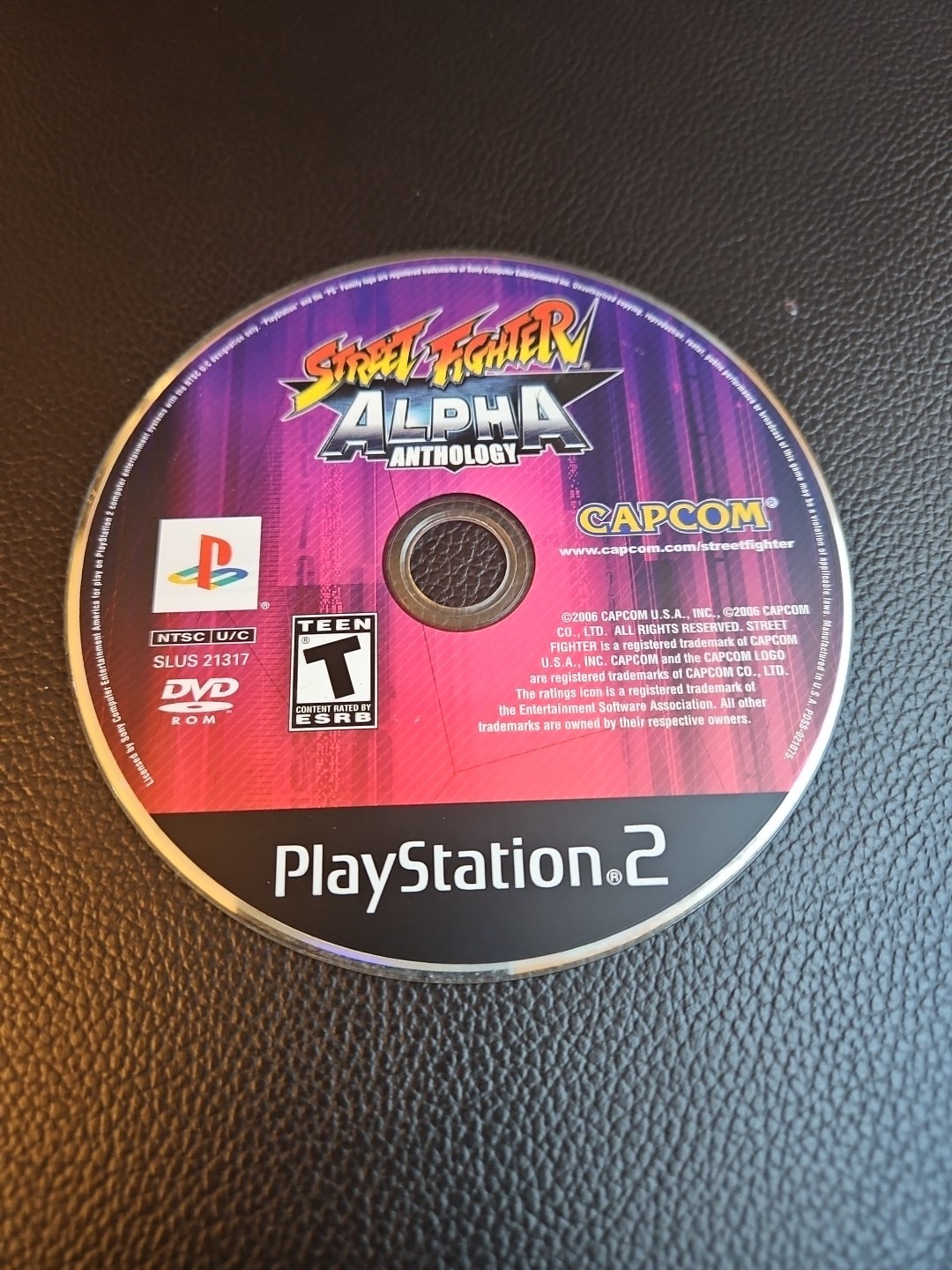 Street Fighter Alpha Anthology – PS2 Playstation – Disc Only – USA