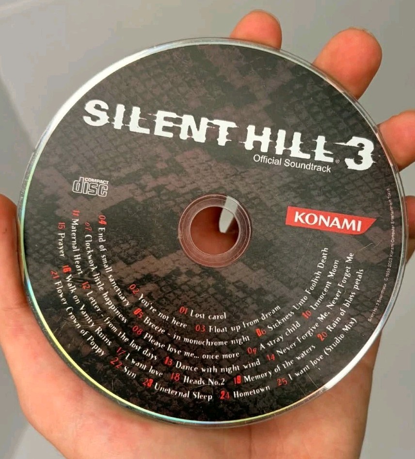 Silent Hill 3 Konami Playstation 2 PS2 CD Disc Official Soundtrack ONLY