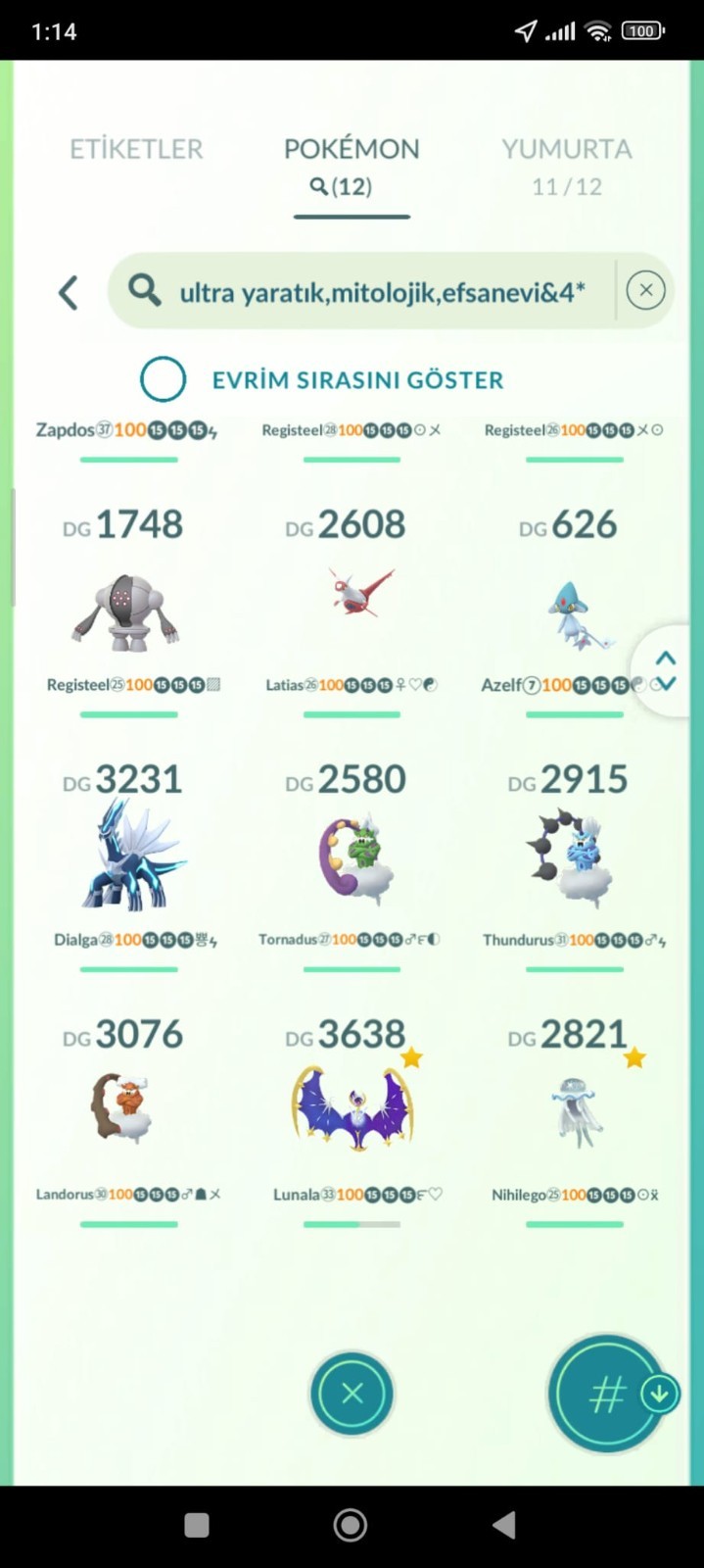 Pokémon Go level 72 lvl – 2016