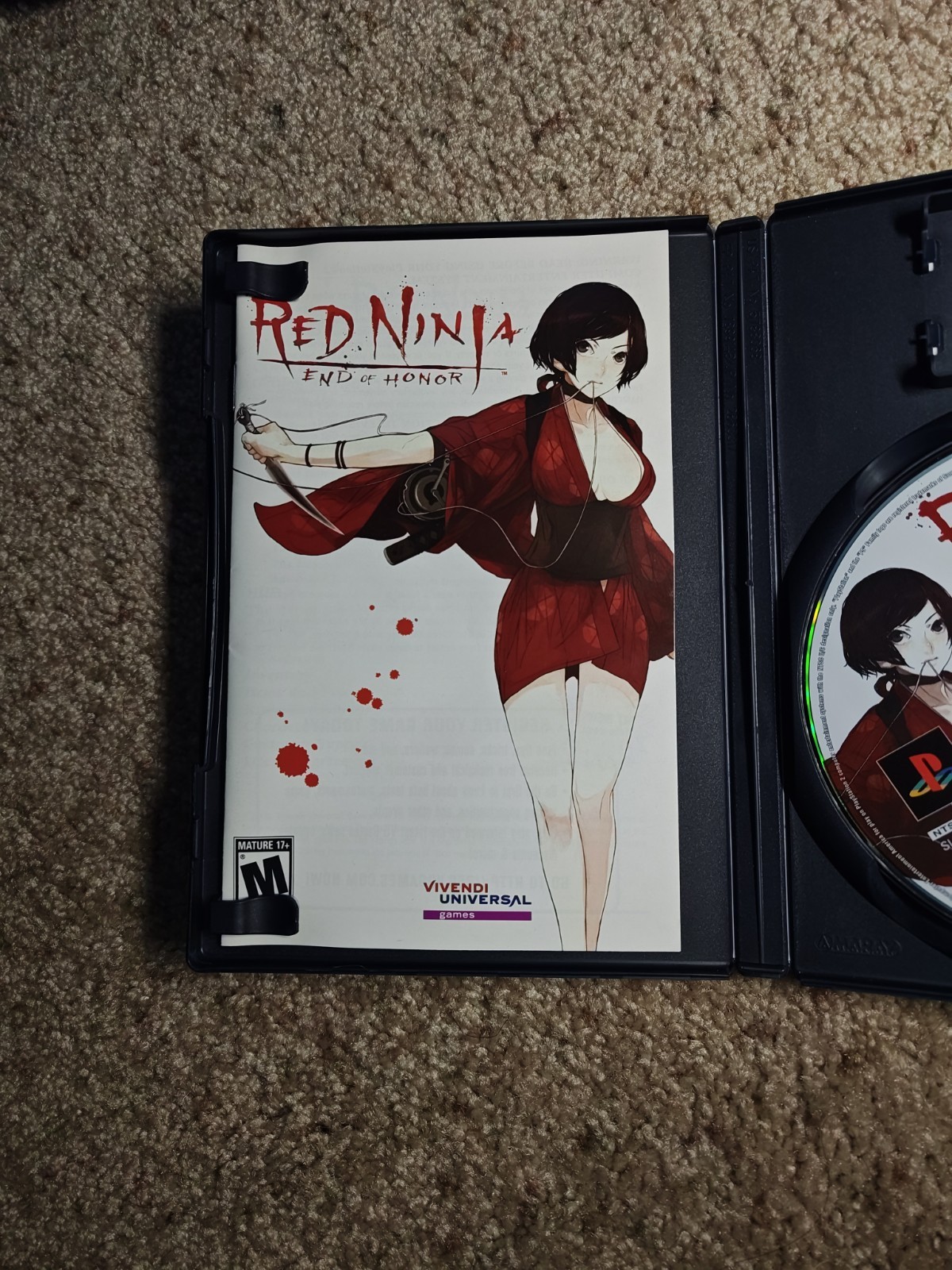 Red Ninja: End of Honor (Sony PlayStation 2, 2005) Complete PS2