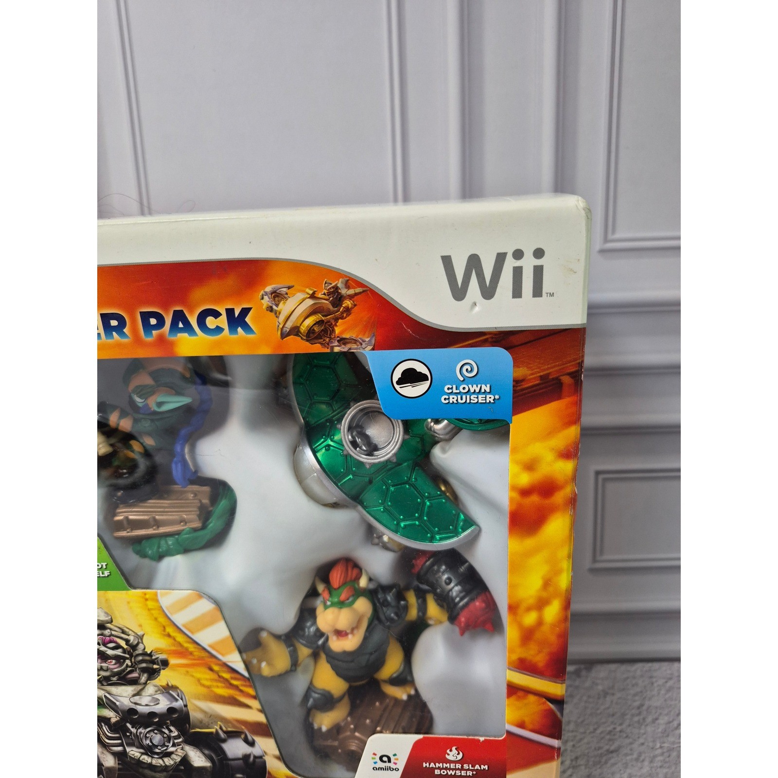 Skylanders SuperChargers Racing Starter Pack Nintendo Wii Bowser Amiibo Bundle