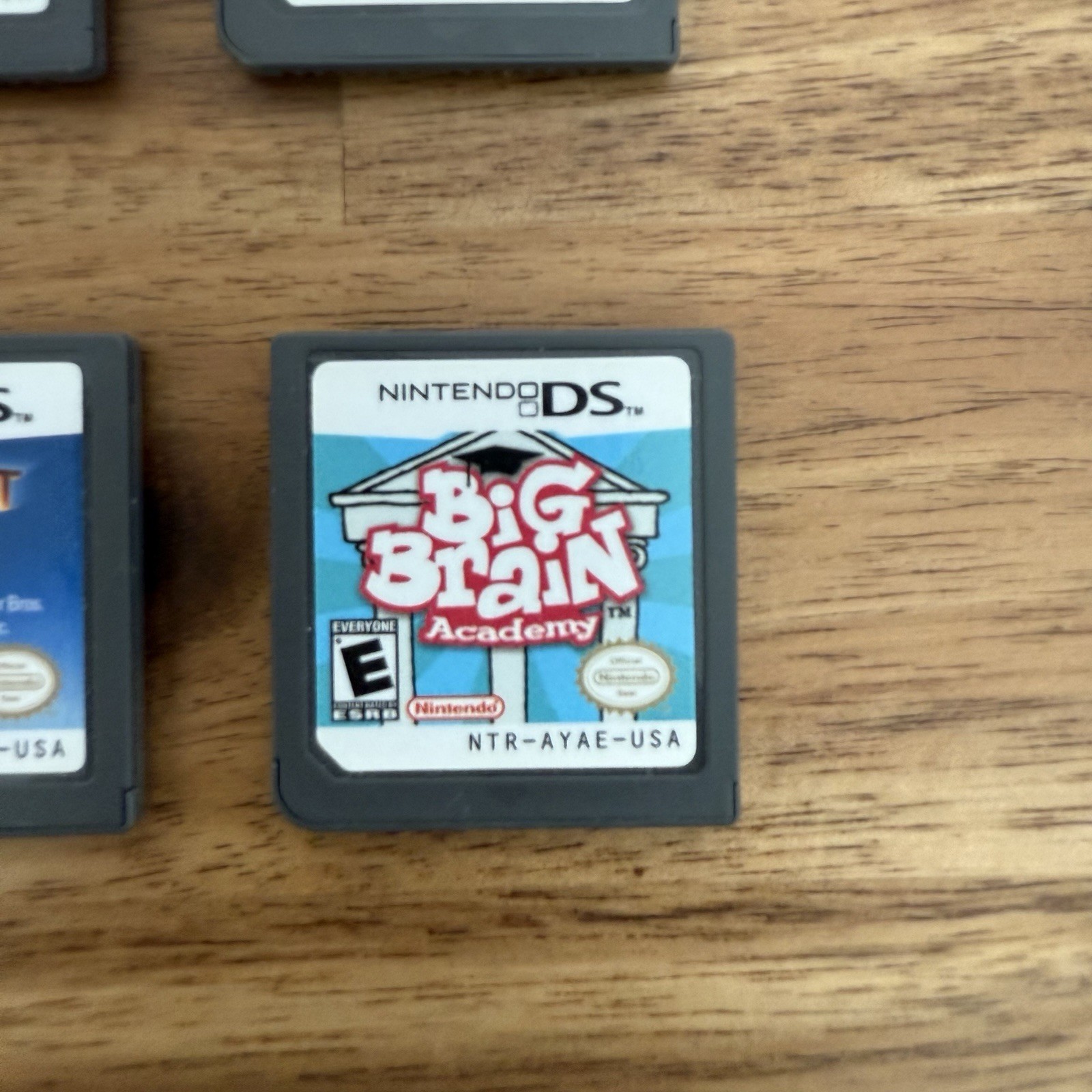 Nintendo DS 7 Game Lot MLB Madagascar Big Brain Age 2 Club Penguin Zoo Tycoon…