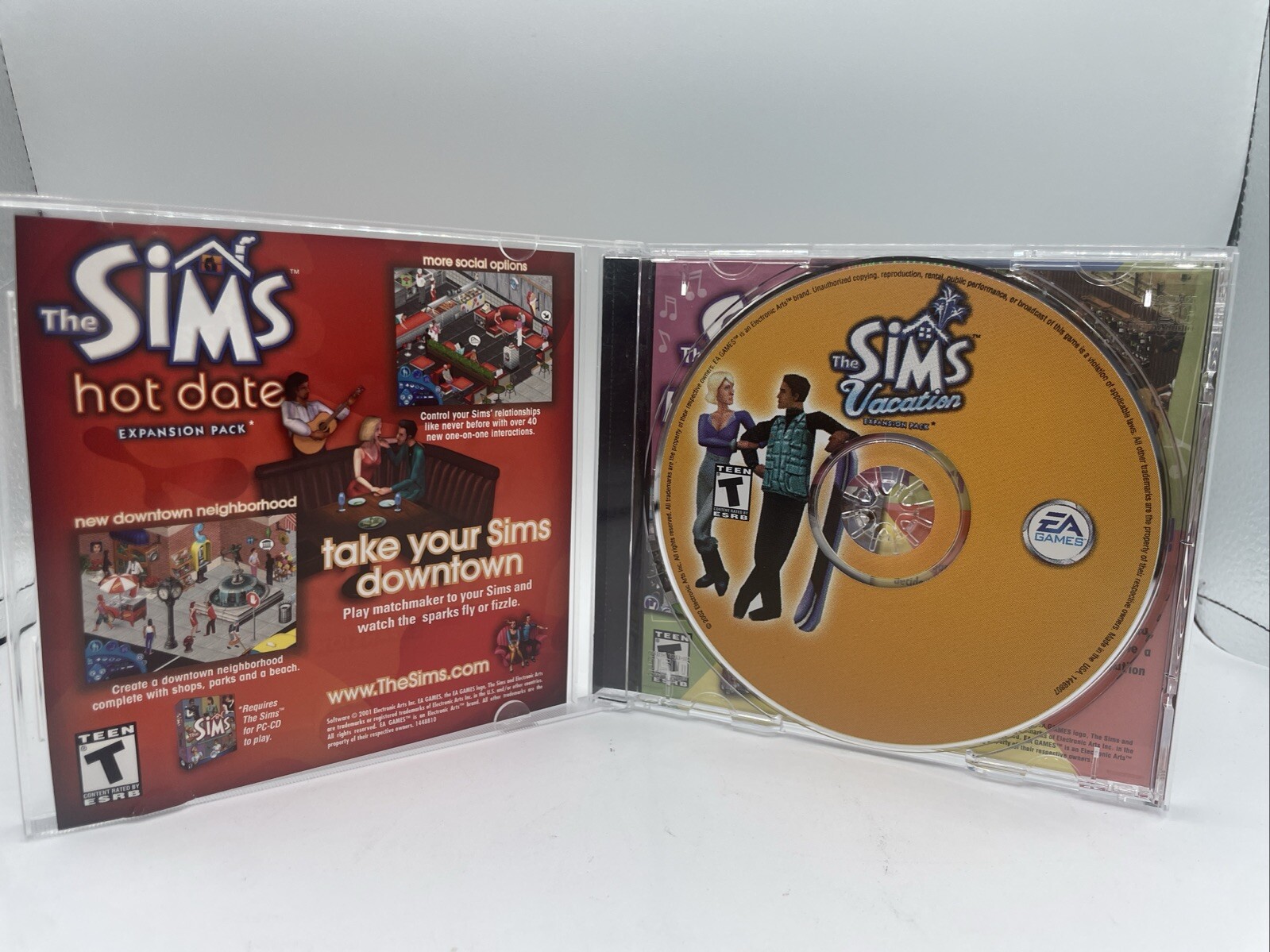 The Sims: Deluxe Edition (PC, 2002) The Sims: Vacation Expansion Pack Used