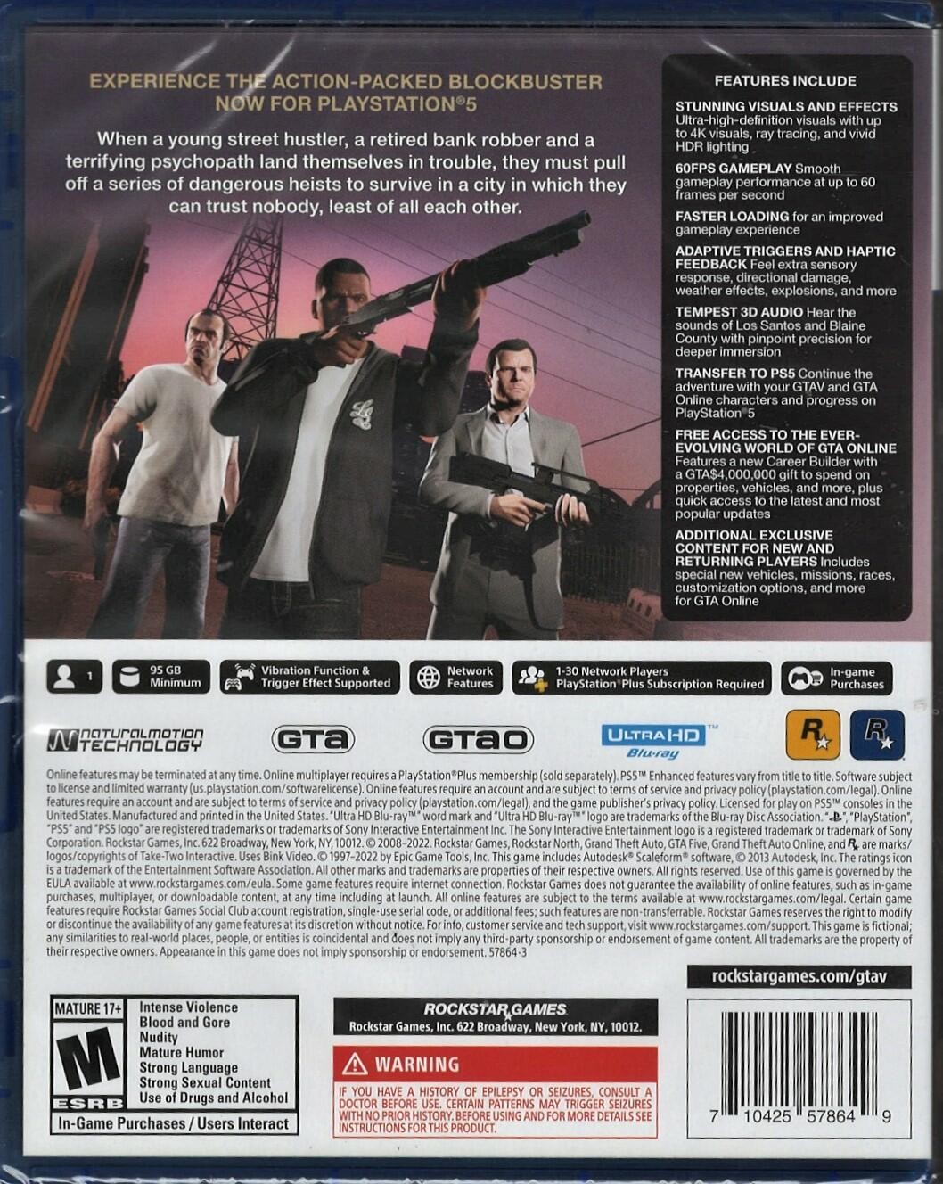 Grand Theft Auto V – PlayStation 5