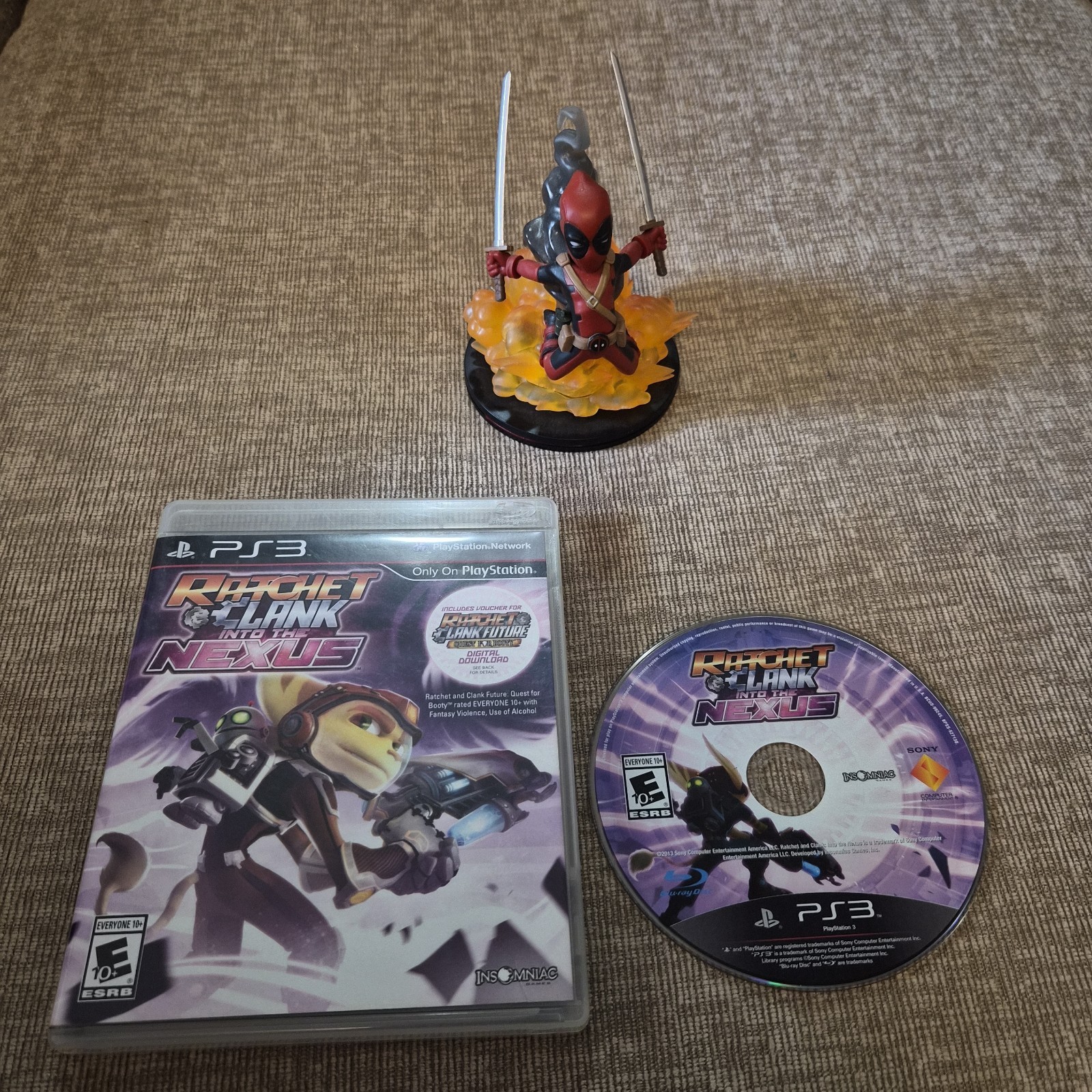 Ratchet & Clank: Into the Nexus PS3 (Sony PlayStation 3, 2013) DISC AND CASE