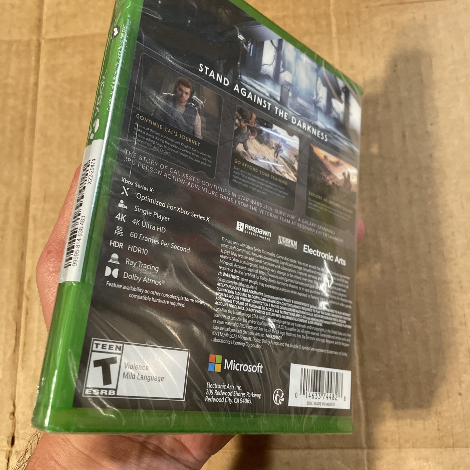 Xbox Series X Star Wars Jedi Survivor New Factory Sealed