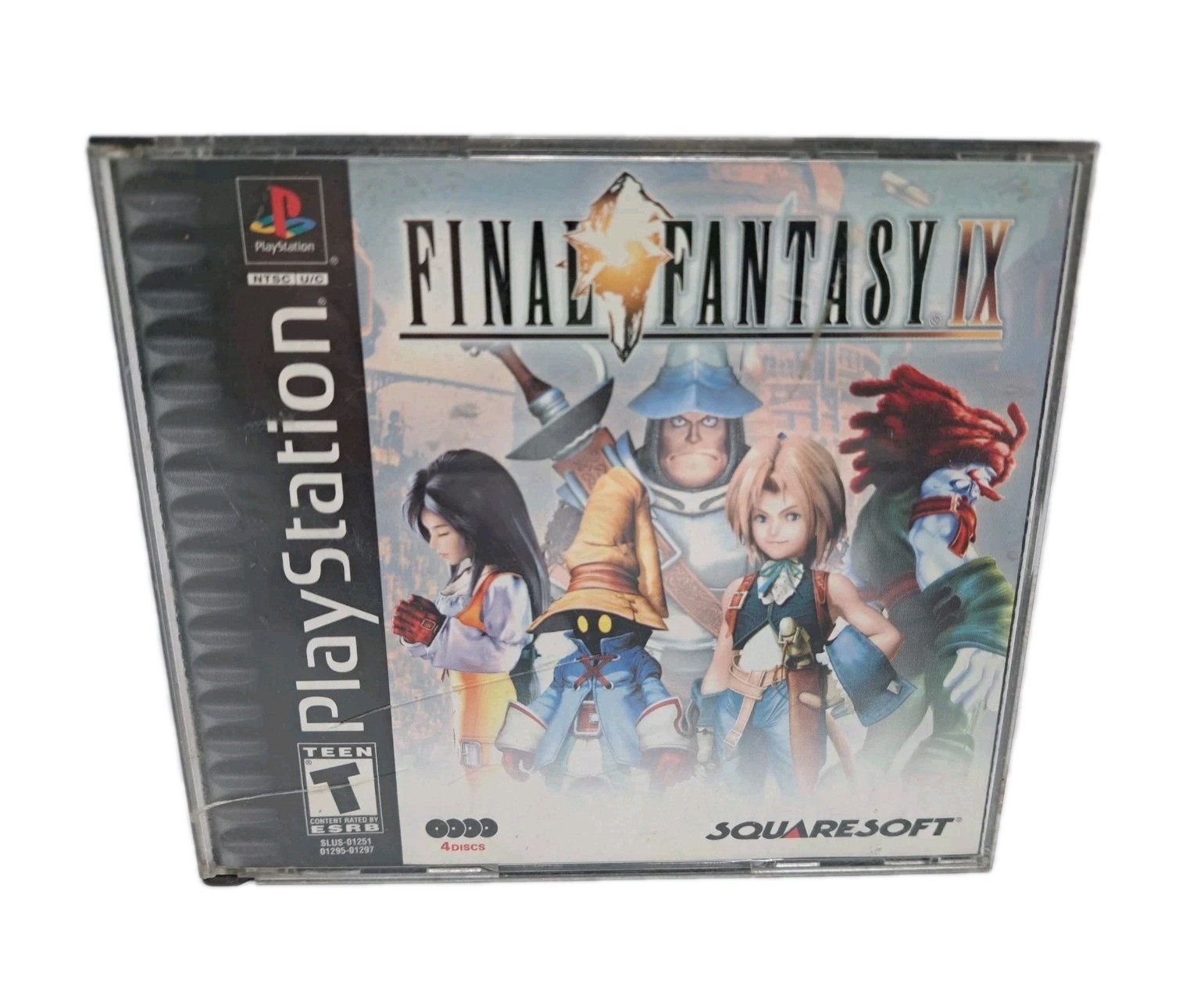 Squaresoft Final Fantasy IX Sony PlayStation 1 Manual 3 Discs Only