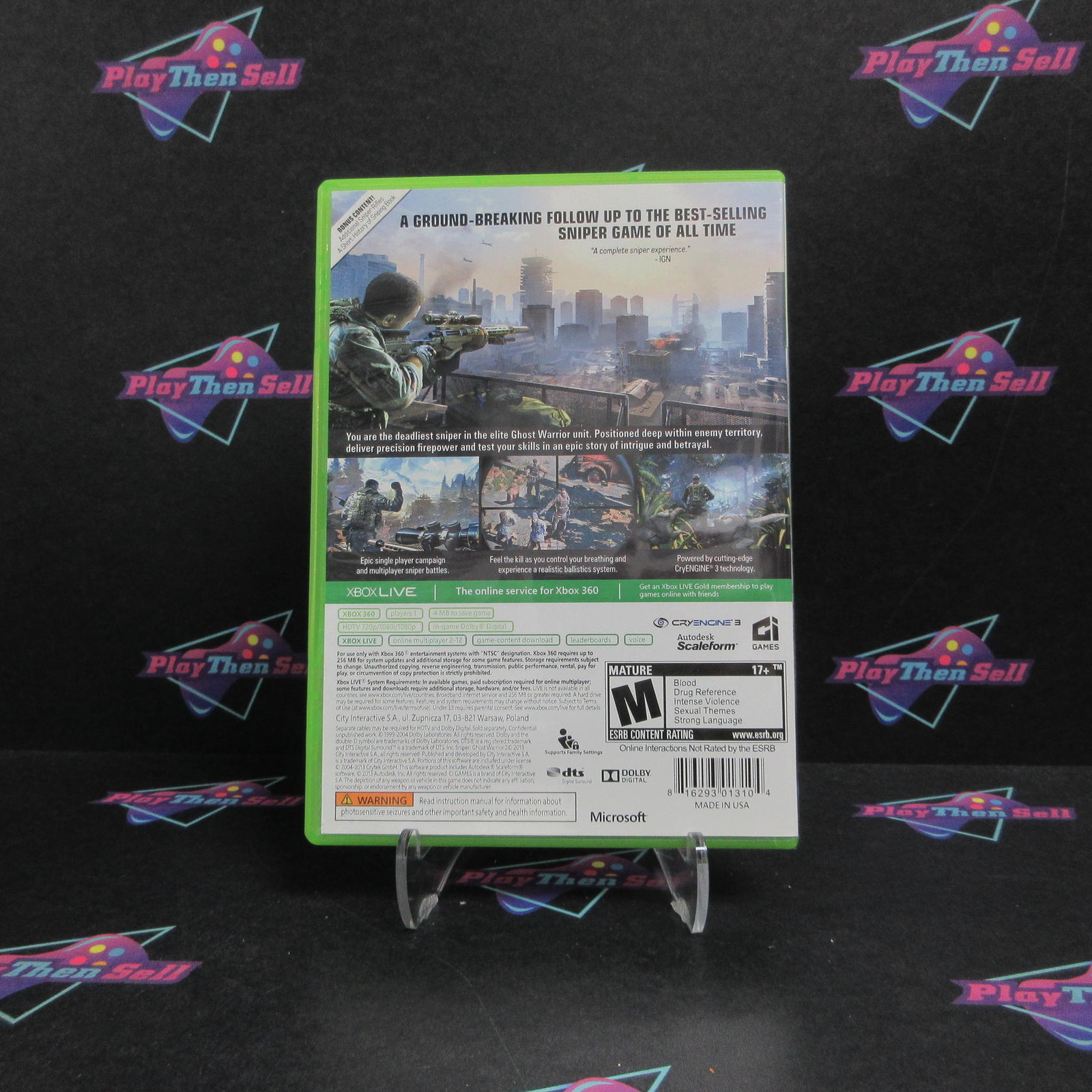 Refurbished Sniper Ghost Warrior 2 Limited Edition Xbox 360 Complete – Excell..