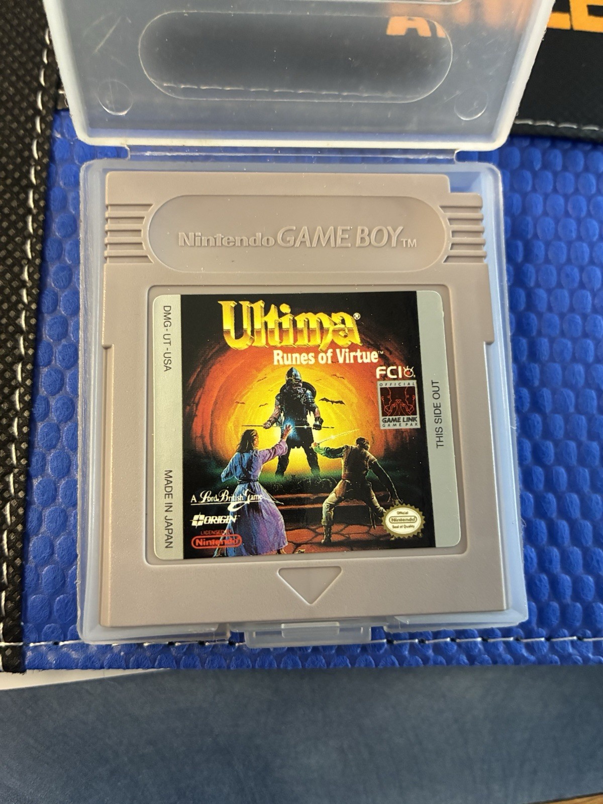 Ultima Runes of Virtue Nintendo Gameboy Authentic Tested, Working & Saves