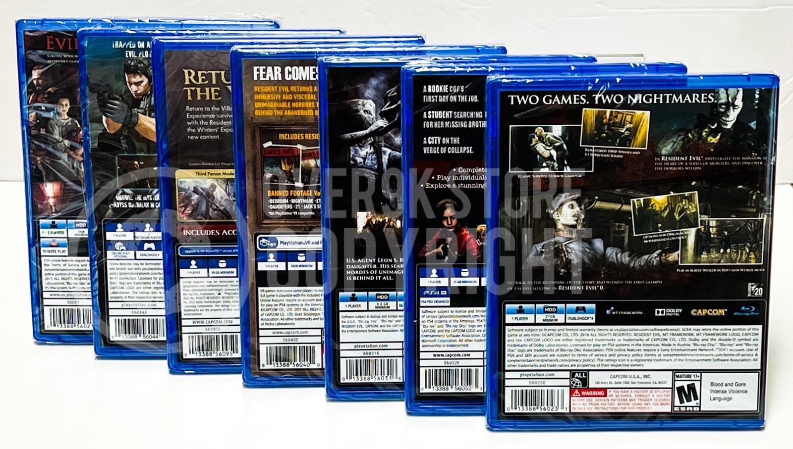 Resident Evil Bundle w/ 7 games – PS4 – Brand New | Factory Sealed | LOOSE DISC