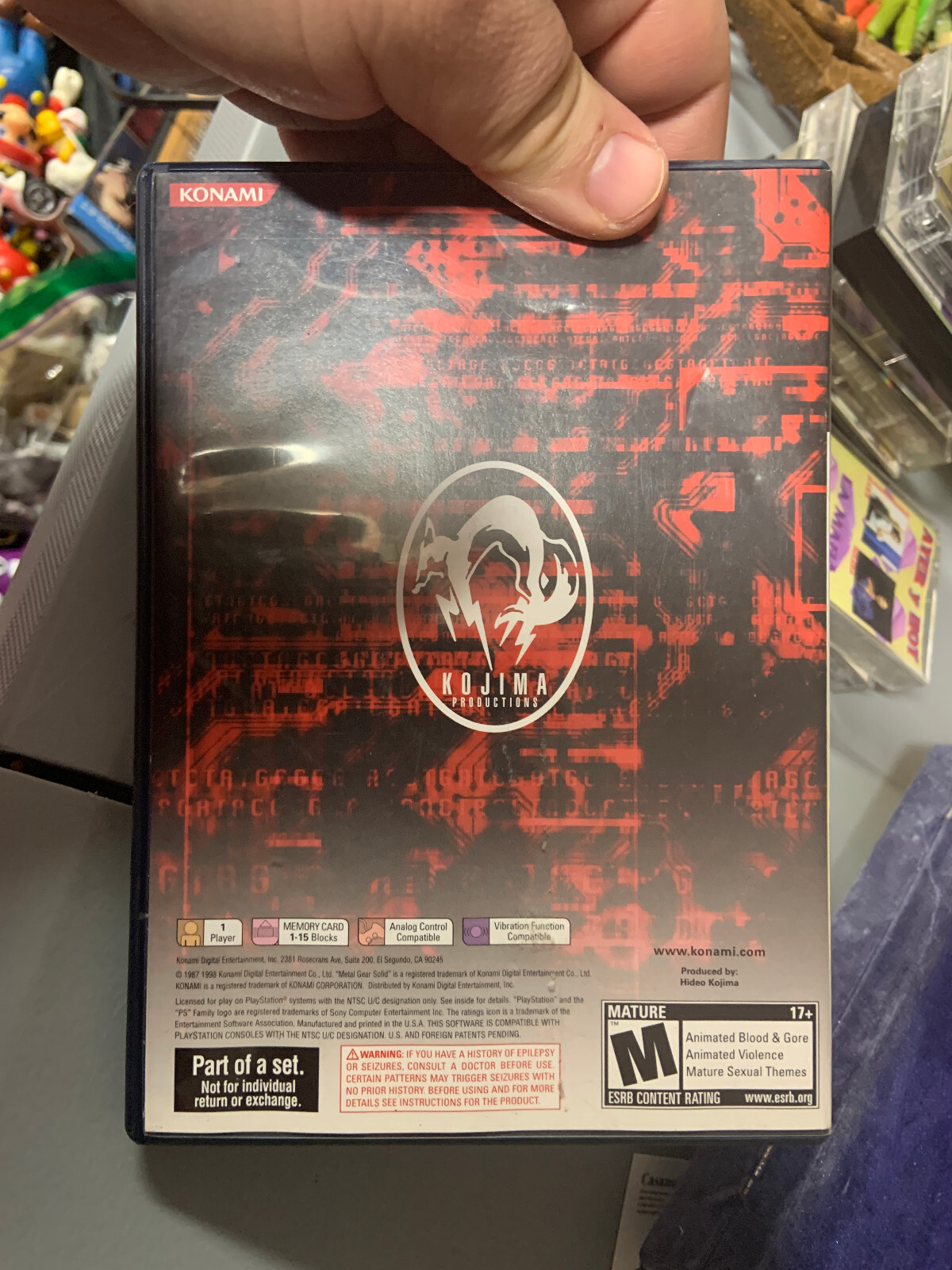 Playstation Metal Gear Solid Tactical Espionage- Not for Resale- from Essentials
