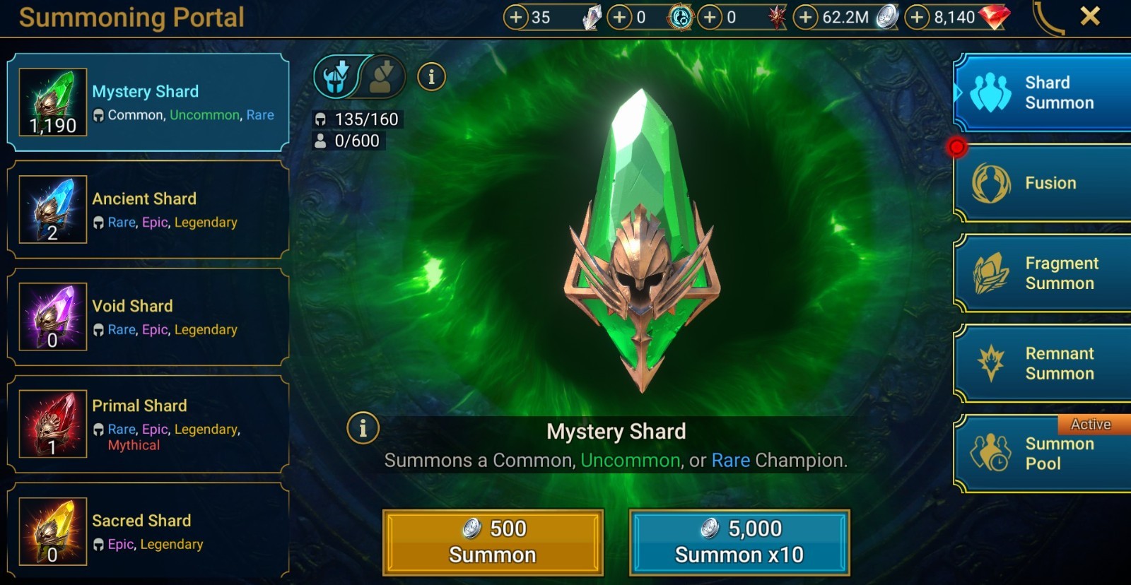 Raid Shadow Legends | Starter acc with Narses : 95k energy / 28 Legendary heroes
