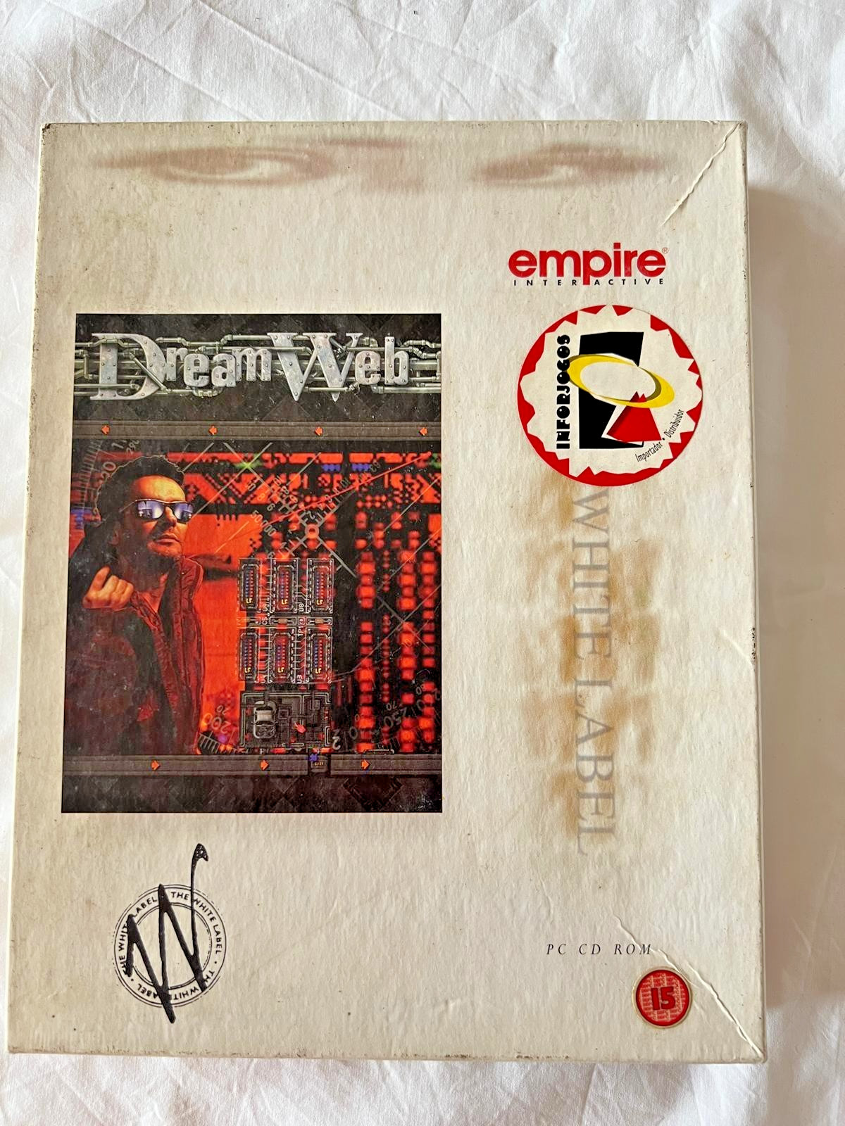 DREAM WEB WHITE LABEL BIG BOX PC CD ROM CIB UK